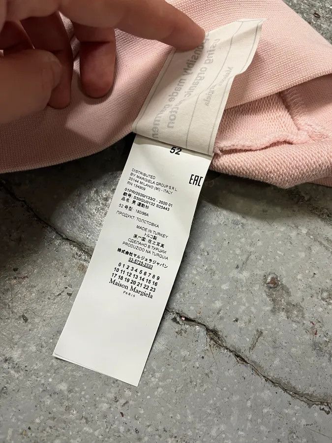 Maison Margiela SS2020 Maison Margiela Stereotype Pink Signature Hoodie Size US L / EU 52-54 / 3 - 14 Thumbnail