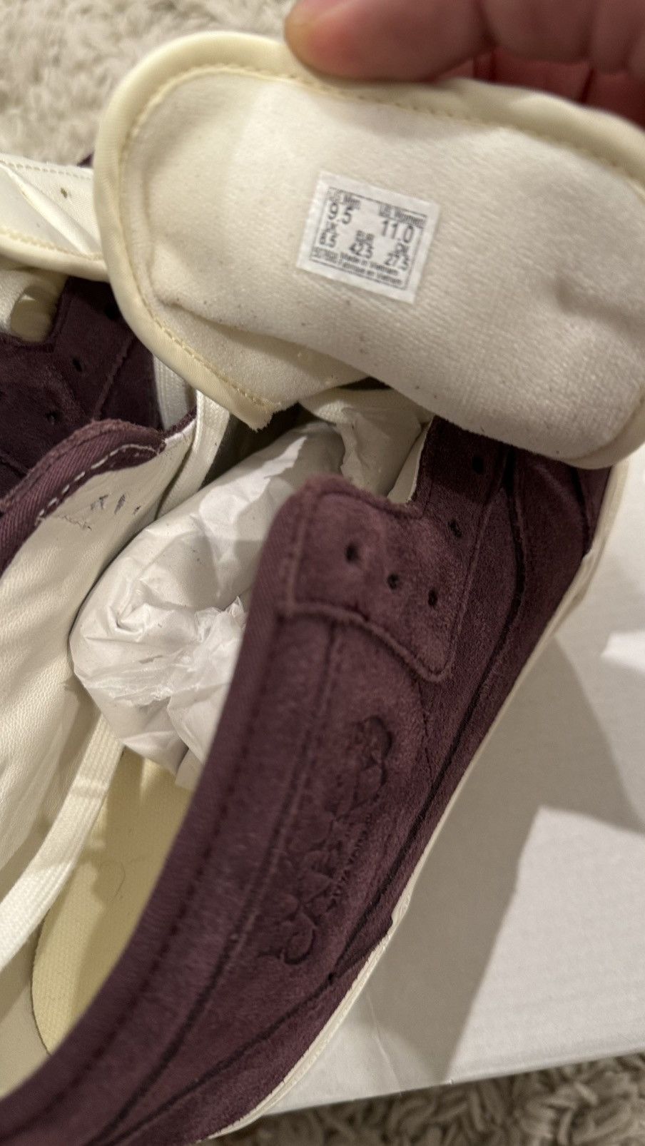 JJJJound × Vans JJJJOUND OTW VANS sz 9.5 burgundy Size US 9.5 / EU 42-43 - 4 Thumbnail