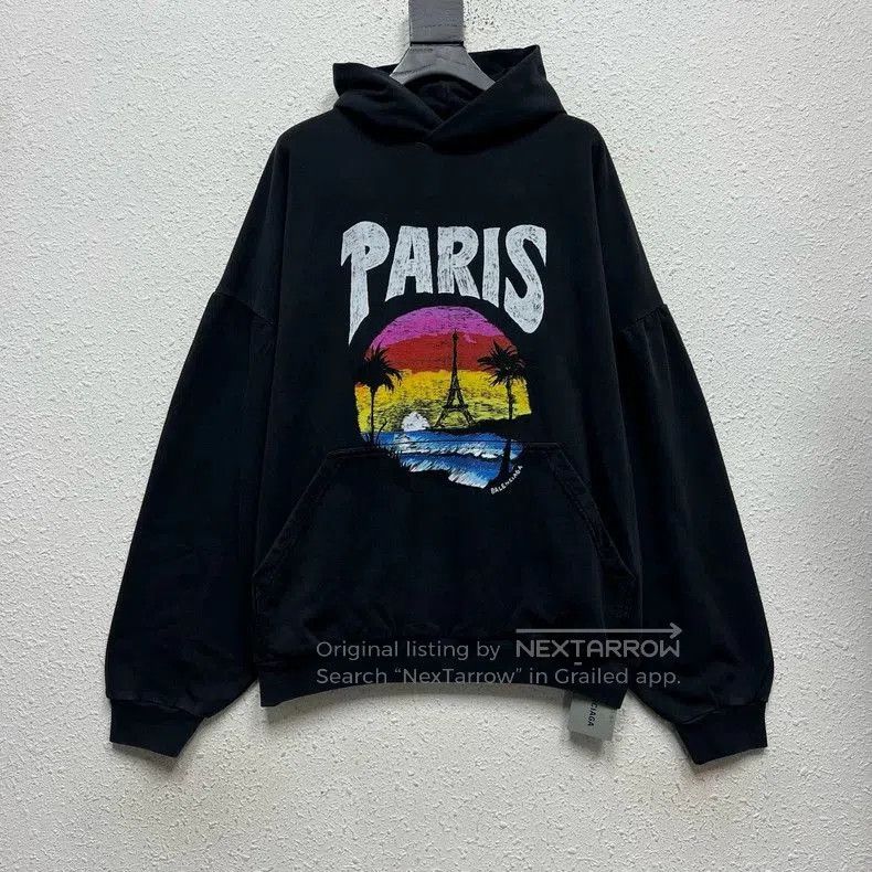 Balenciaga Balenciaga Tropical Paris Hoodie | Grailed