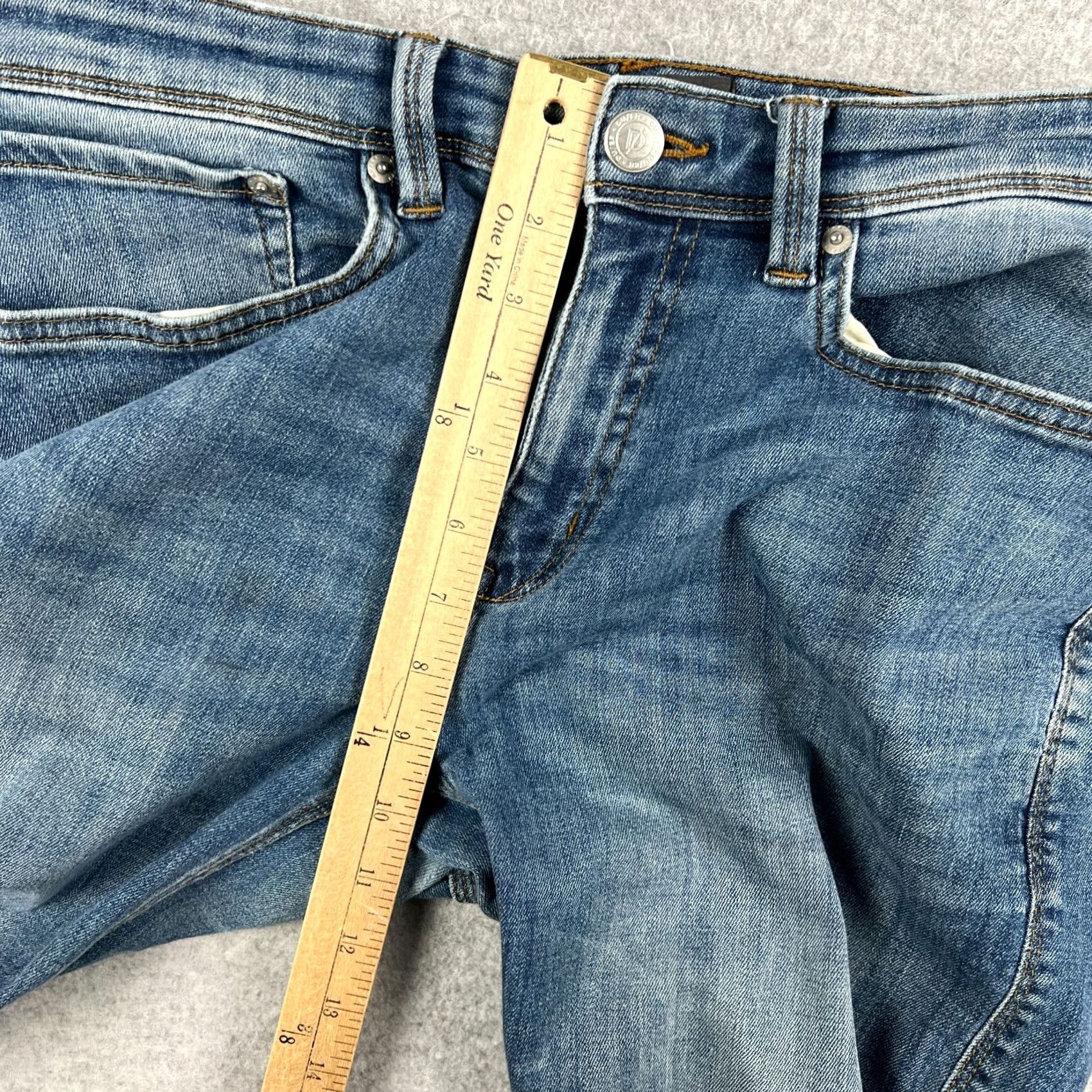 DUER DU/ER L2X Jeans Slim Tapered Stretch Denim 32x32 Men Blue DUER Size US 32 / EU 48 - 7 Thumbnail