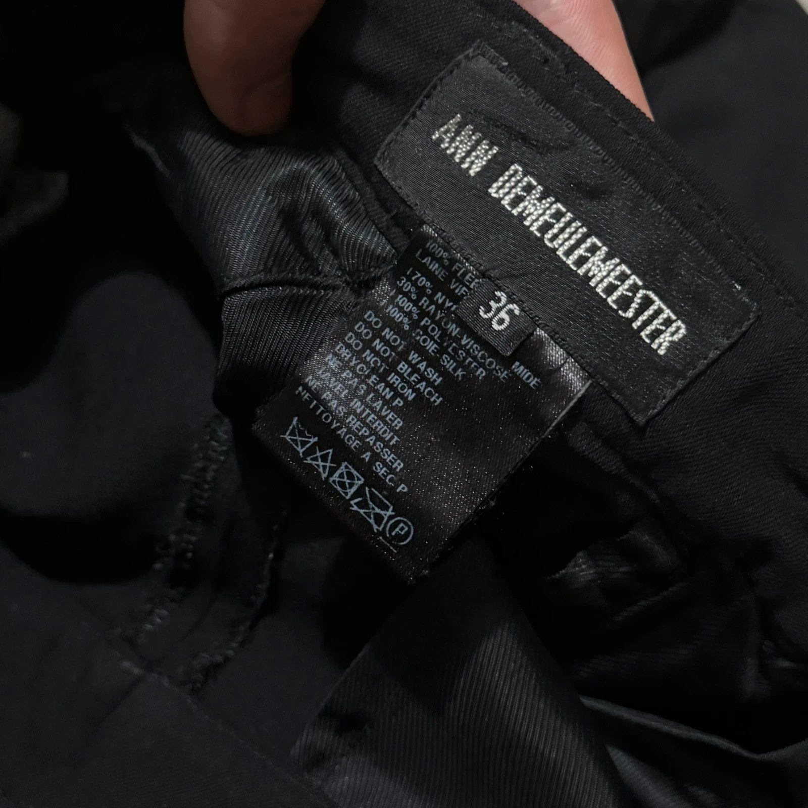 Ann Demeulemeester Ann Demeulemeester pants waist details Size 28" / US 6 / IT 42 - 7 Thumbnail