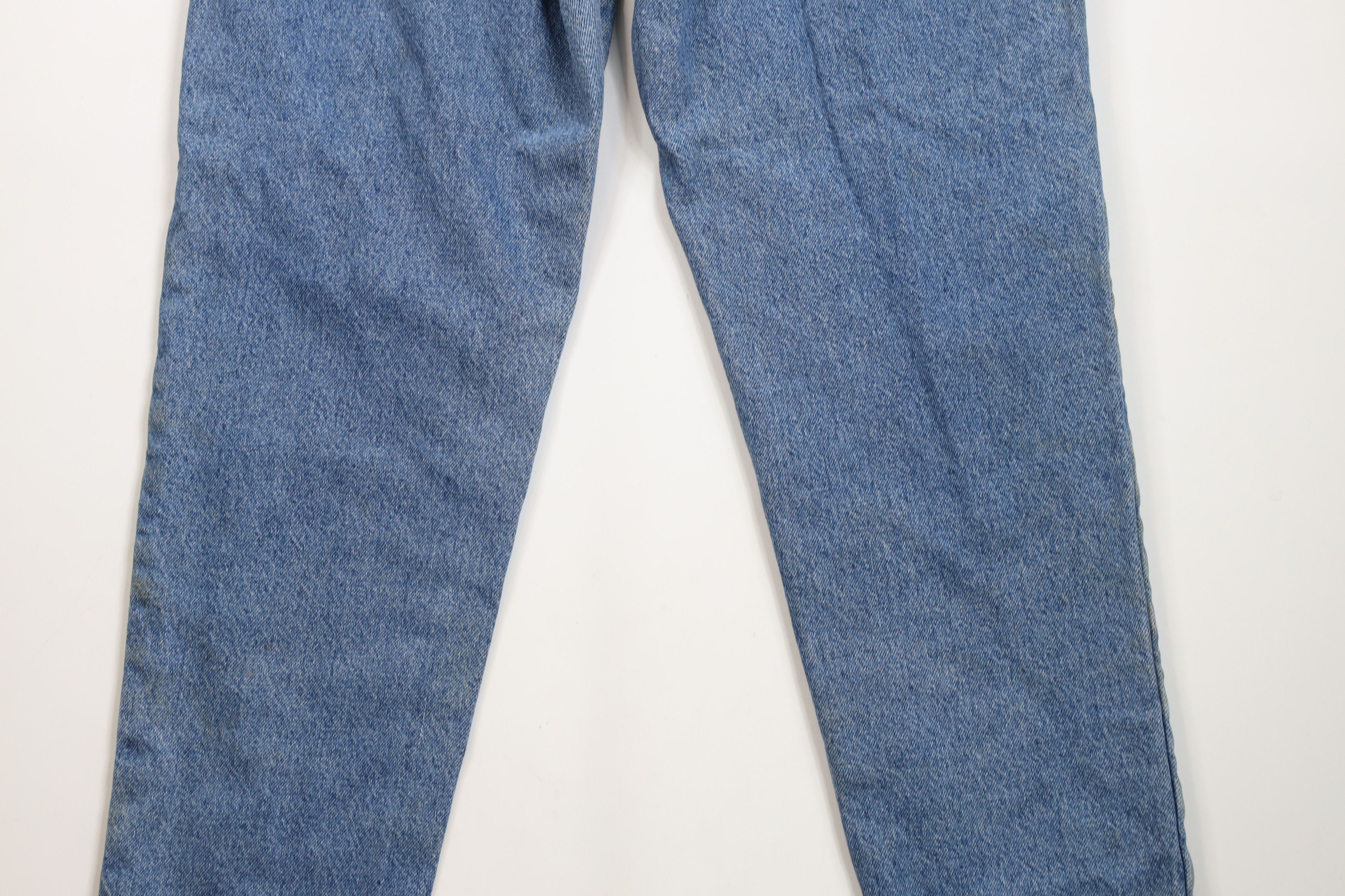 L.L. Bean × Vintage Vintage 90s LL Bean Flannel Lined Tapered Leg Denim Jeans Size 36" / US 14 / IT 50 - 12 Thumbnail