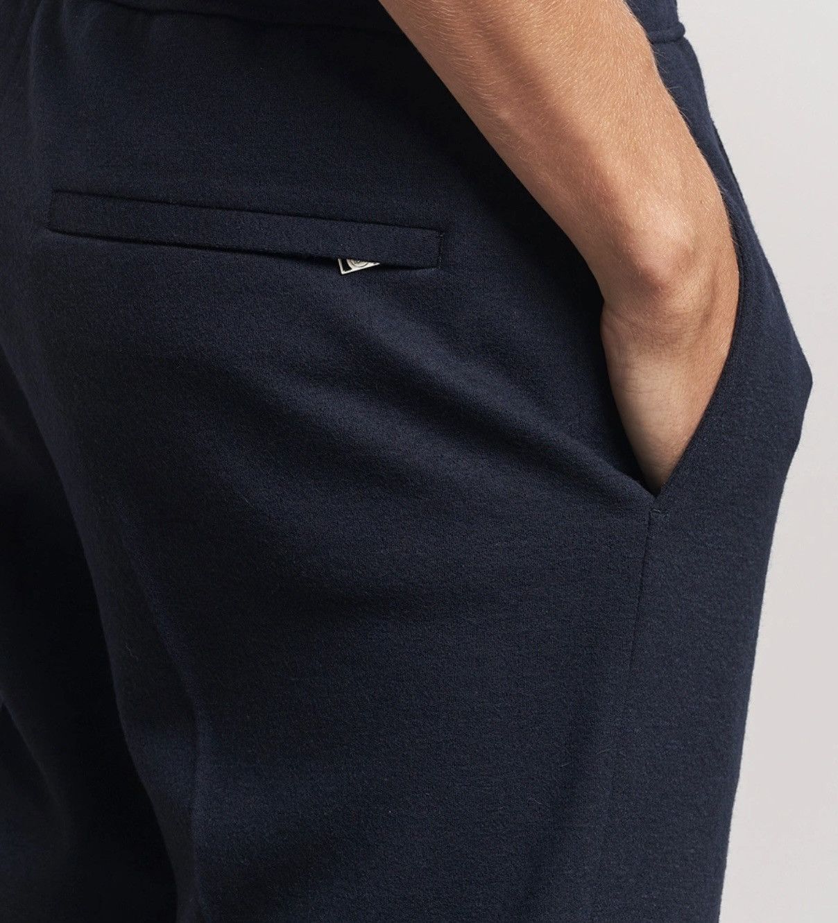 Lanvin LANVIN Wool Drawstring Trousers Navy Size US 41 - 4 Thumbnail