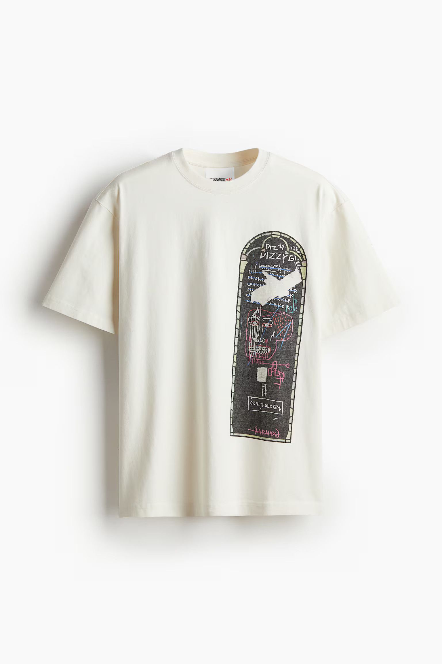 H&M × Jean-Michel Basquiat × Who Decides War Who Decides War x Basquiat Oversized T-shirt Size US S / EU 44-46 / 1 - 1 Thumbnail