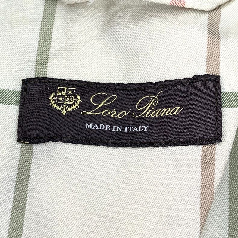 Loro Piana LORO PIANA Black and gray twill cashmere collar single row Size M / US 6-8 / IT 42-44 - 5 Thumbnail