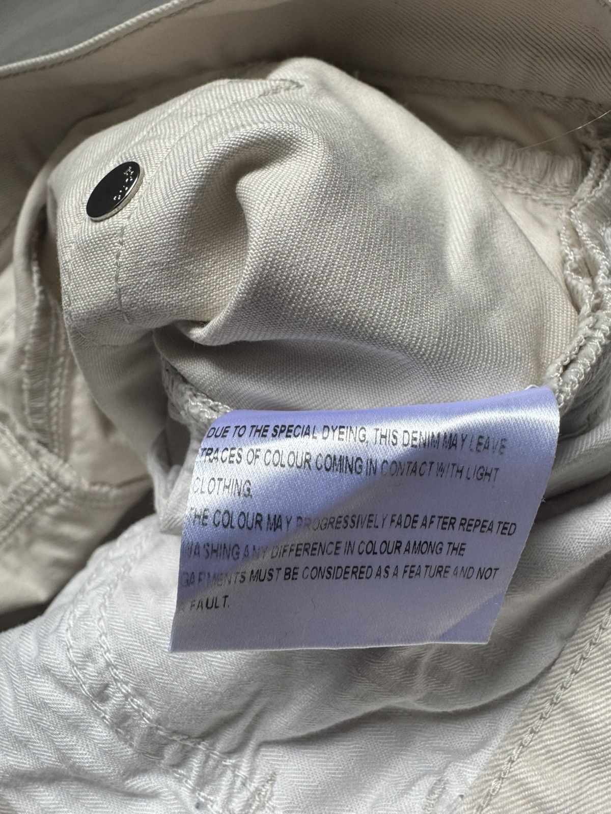 Gucci AW09 cream pants luxury designer Made in Italy