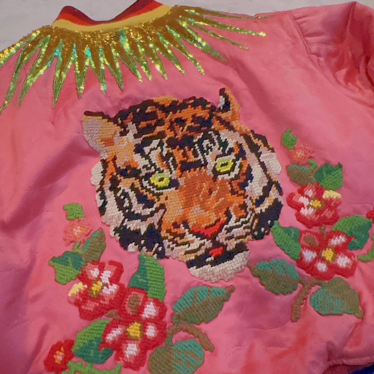 Gucci GUCCI Embroidered and Embellished Letterman jacket Size US M / EU 48-50 / 2 - 13 Thumbnail