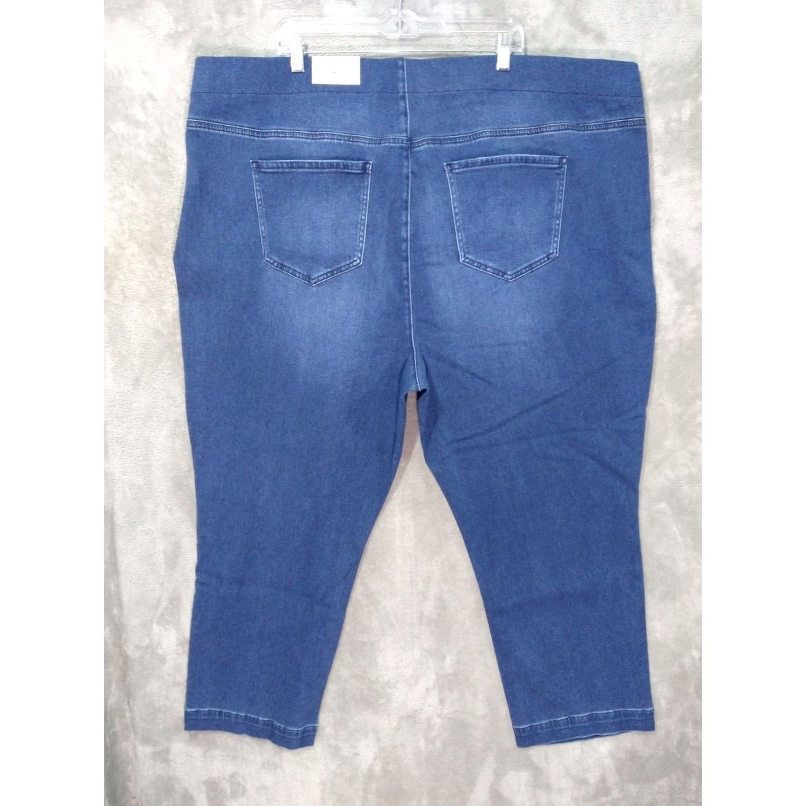 NYDJ NYDJ Jeans Women Blue Denim Bailey Relaxed Straight Ankle Lift Tuck High Rise 4X Size 40" / US 18 - 2 Thumbnail