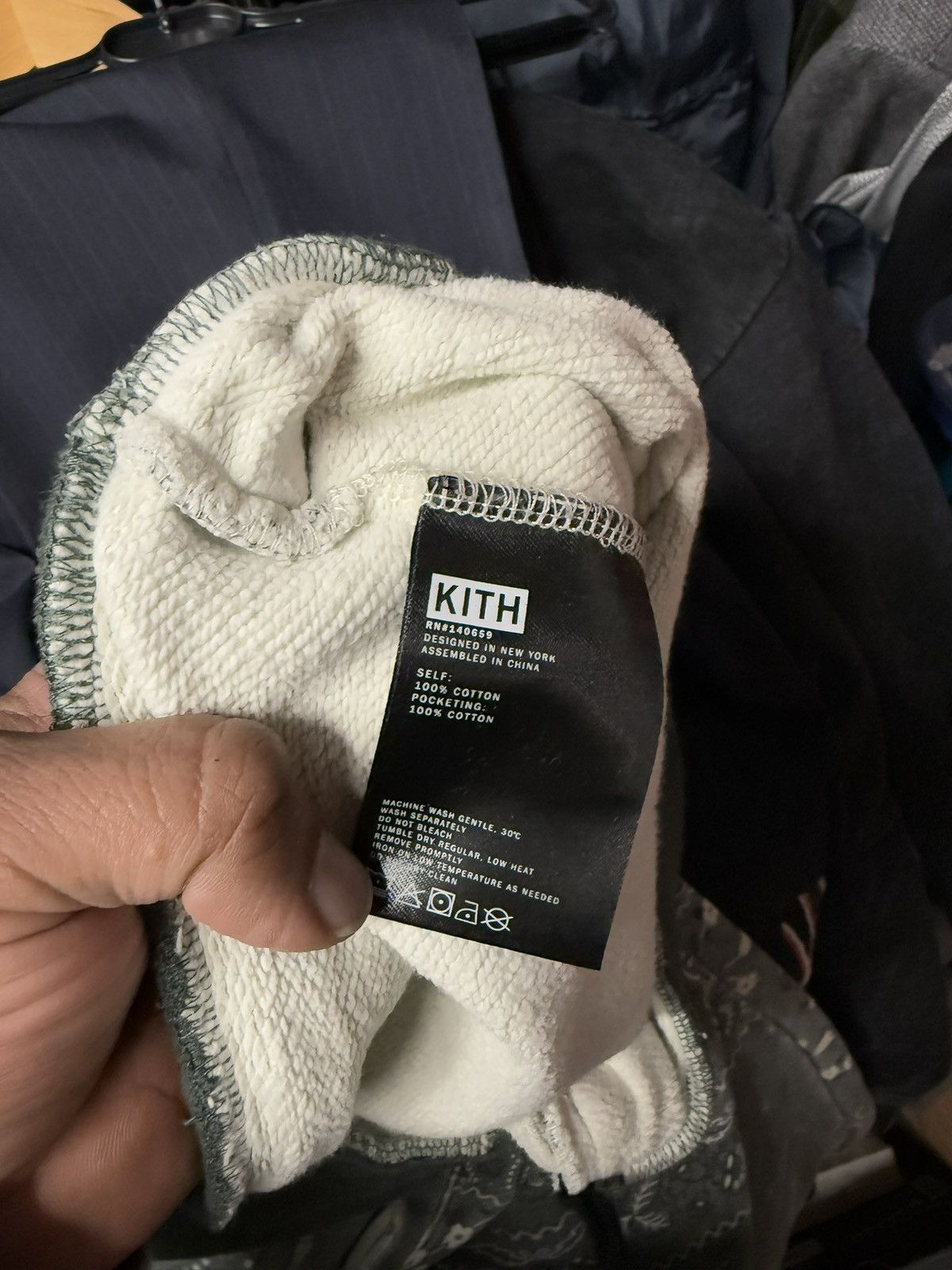 Kith Kith Grey Bandana Print Elastic Drawstring Sweatpants Medium Size US 32 / EU 48 - 5 Thumbnail