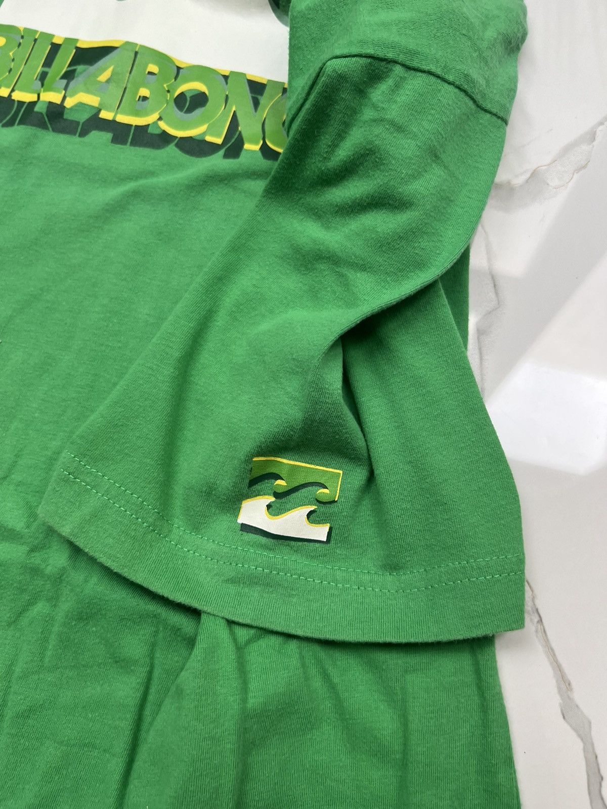 Billabong × Vintage 90’s BILLABONG RARE BIG LOGO Y2K TEE SURF Size US L / EU 52-54 / 3 - 7 Thumbnail