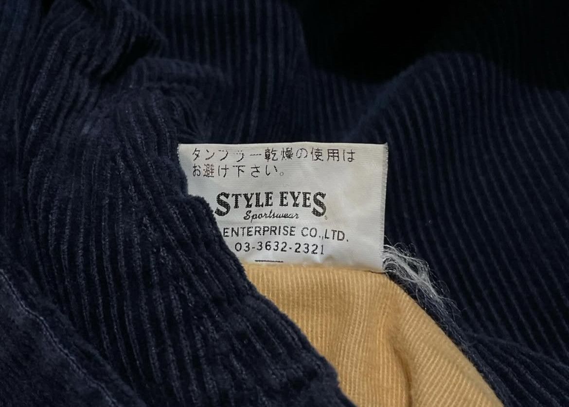 Toyo Enterprises 2000s Style Eyes SE10736 Needlework Stadium Corduroy Jacket Size US M / EU 48-50 / 2 - 10 Thumbnail