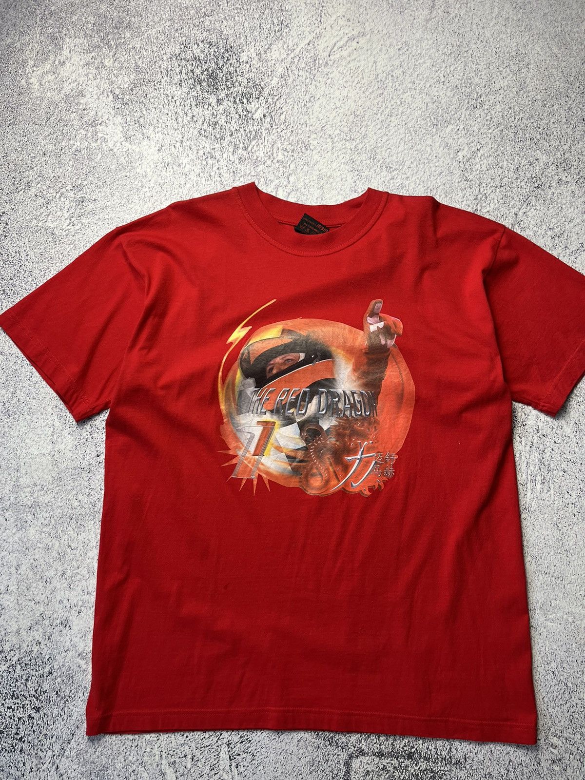 Ferrari Michael Schumacher Rare Men's Vintage T-shirt Size US L / EU 52-54 / 3 - 7 Thumbnail