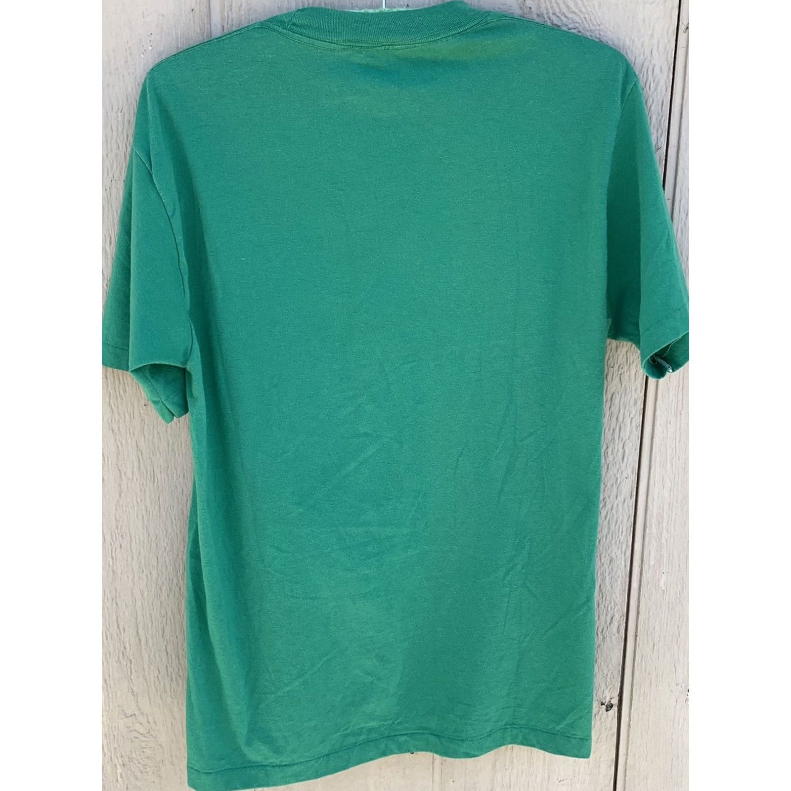 Anvil VINTAGE Anvil Uechi-Ryu Karate Do t-shirt Short Sleeve XL Made in USA Green 80s Graphic Tee Mens Size US XL / EU 56 / 4 - 3 Thumbnail
