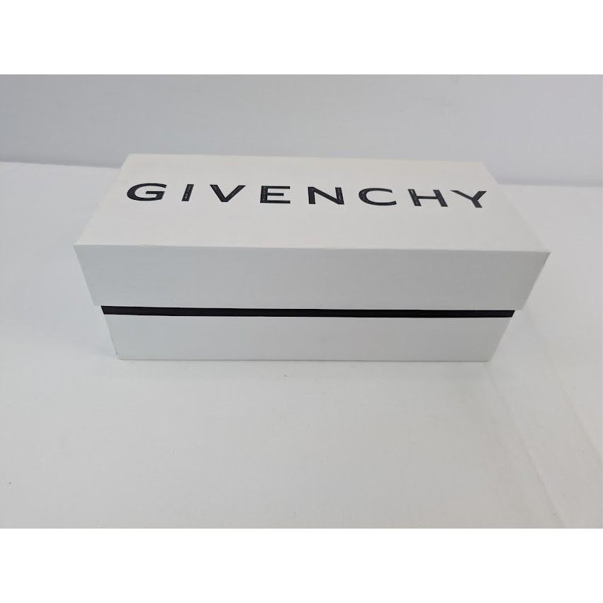 Givenchy o1rshd1 Embossed Rubber Logo Printed Slide Sandals Dark Blue Size US 14 / EU 47 - 23 Thumbnail