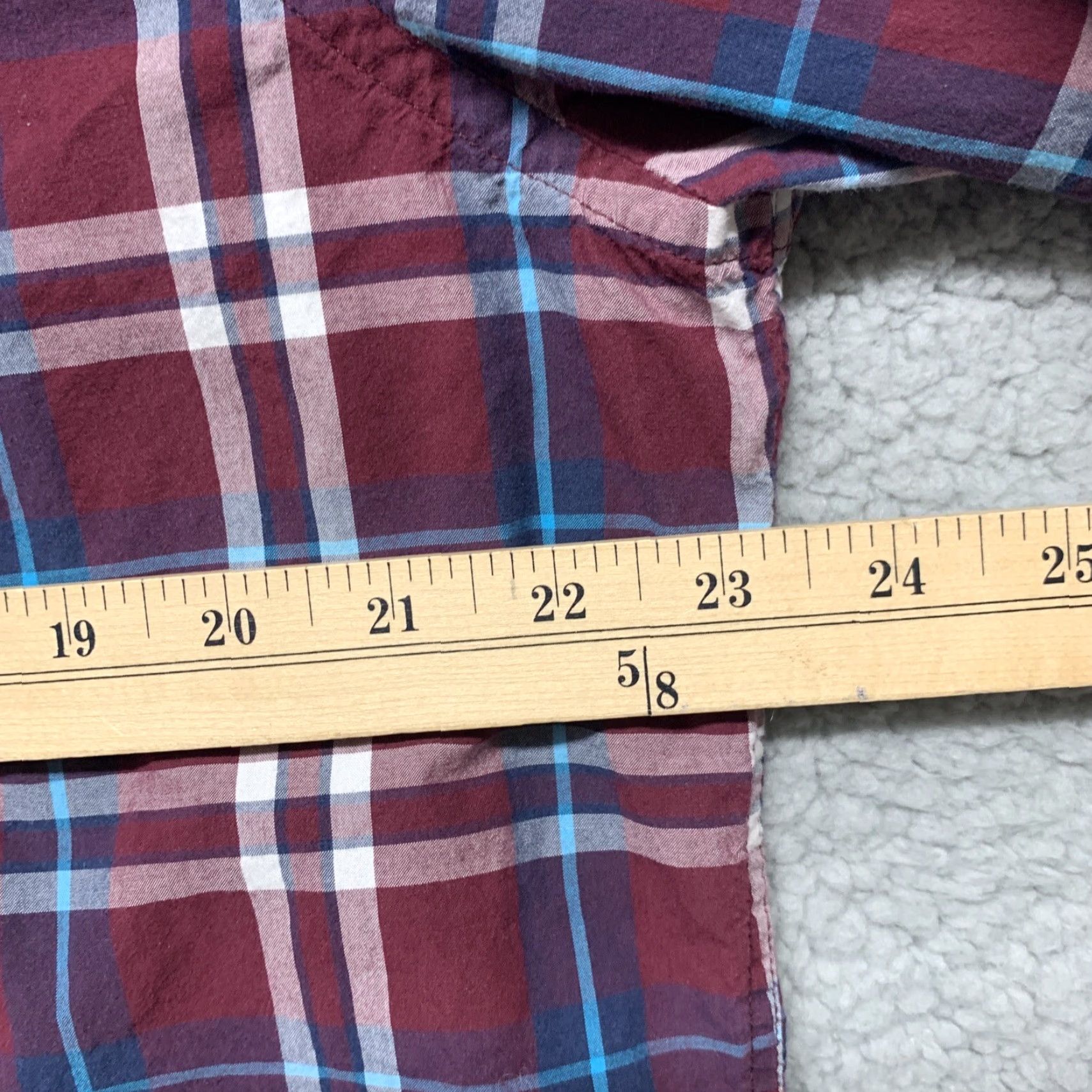 American Eagle Outfitters VINTAGE American Eagle Outfitters Shirt Men XLT Long Sleeve Button Plaid Red/White/Blue Size US XL / EU 56 / 4 - 5 Thumbnail