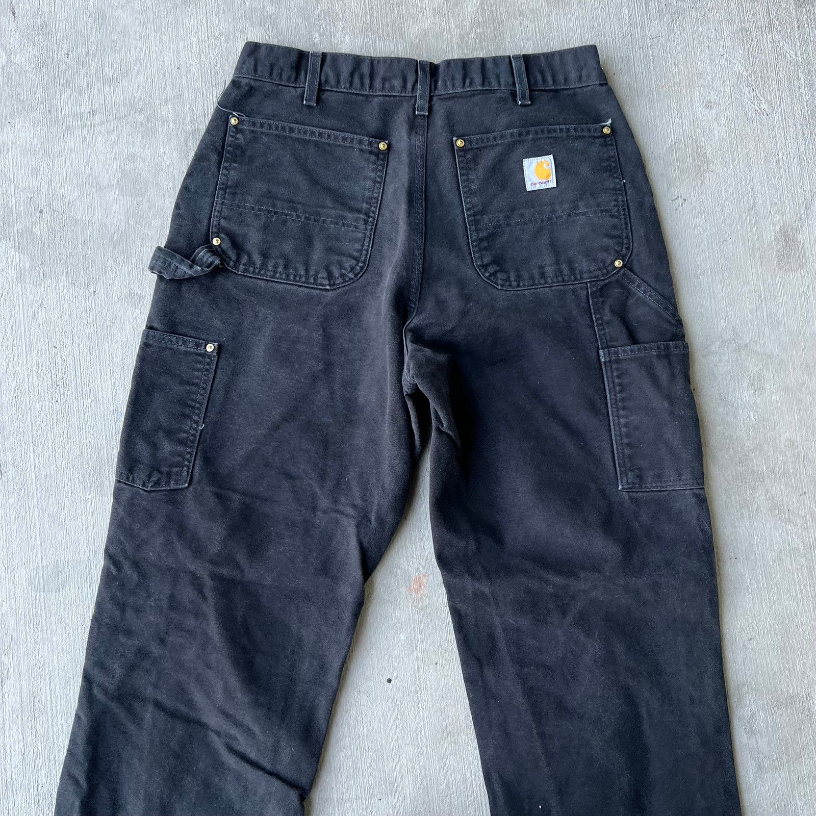 Carhartt × Vintage Carhartt black double knee work wear carpenter pants Size US 32 / EU 48 - 6 Thumbnail