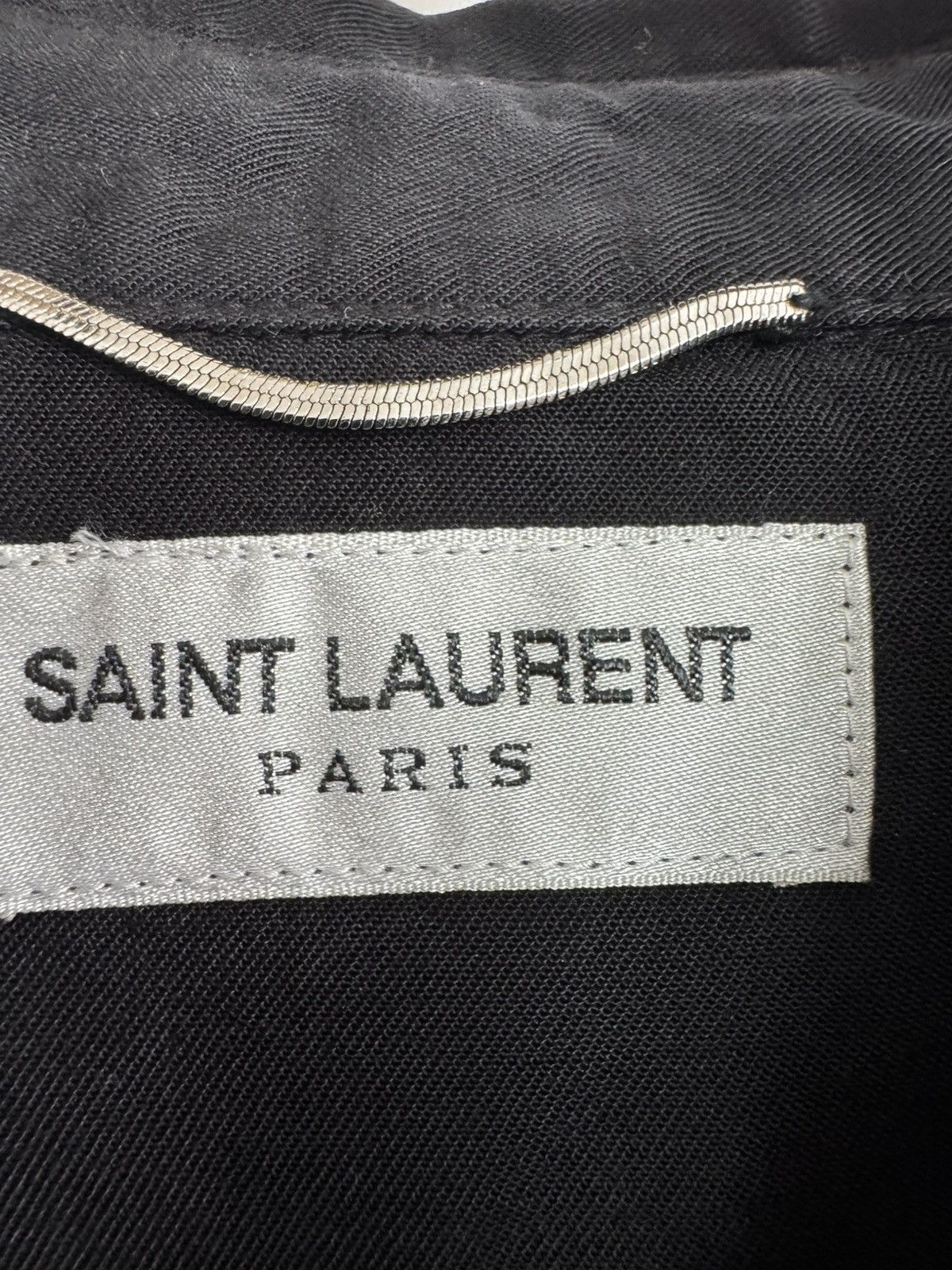 Saint Laurent Paris 2015 western hedi Lyocell Shirt Size US M / EU 48-50 / 2 - 2 Thumbnail