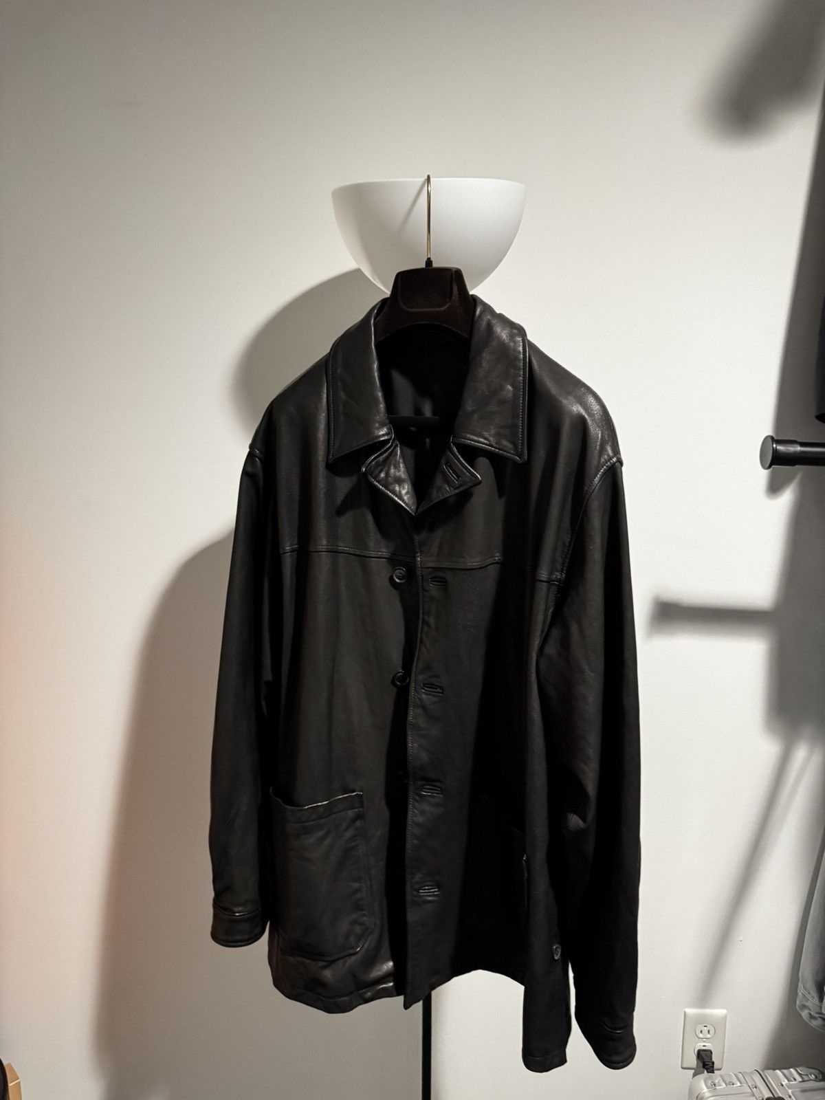 YOKE Goat Leather Jacket (JP 4) Size US L / EU 52-54 / 3 - 1 Thumbnail