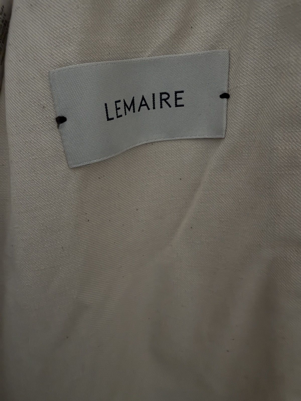 Lemaire Lemaire Cotton/Linen Two-Button Blazer - Brown - Size L Size 50R - 3 Thumbnail