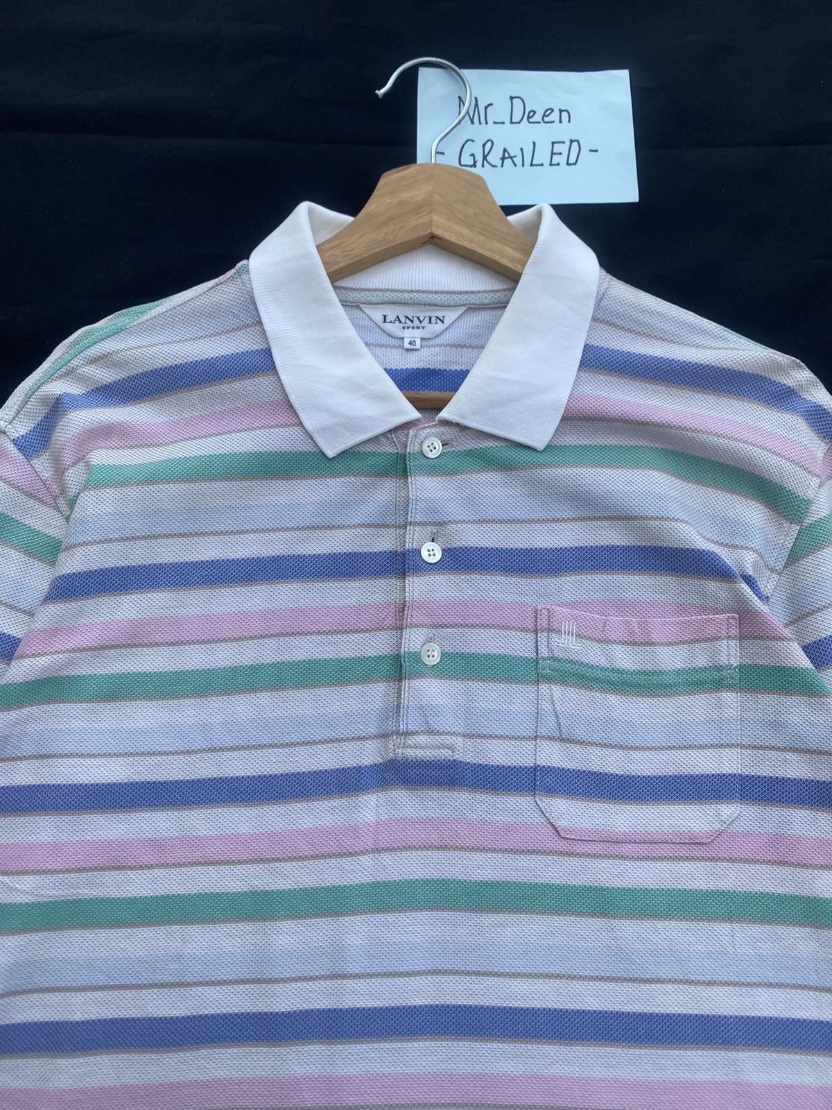 Lanvin Rare Vintage LANVIN Sport Polo Shirt Size US S / EU 44-46 / 1 - 2 Thumbnail