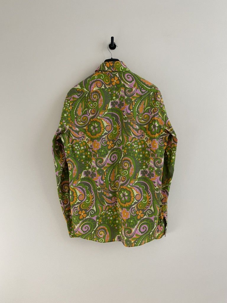 Dolce & Gabbana Green Paisley Long Sleeve Button Up Shirt EU 44 Size US S / EU 44-46 / 1 - 5 Thumbnail