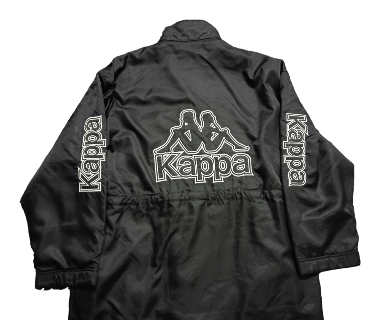 Vintage Kappa Embroidery Logo Long Winter Jacket