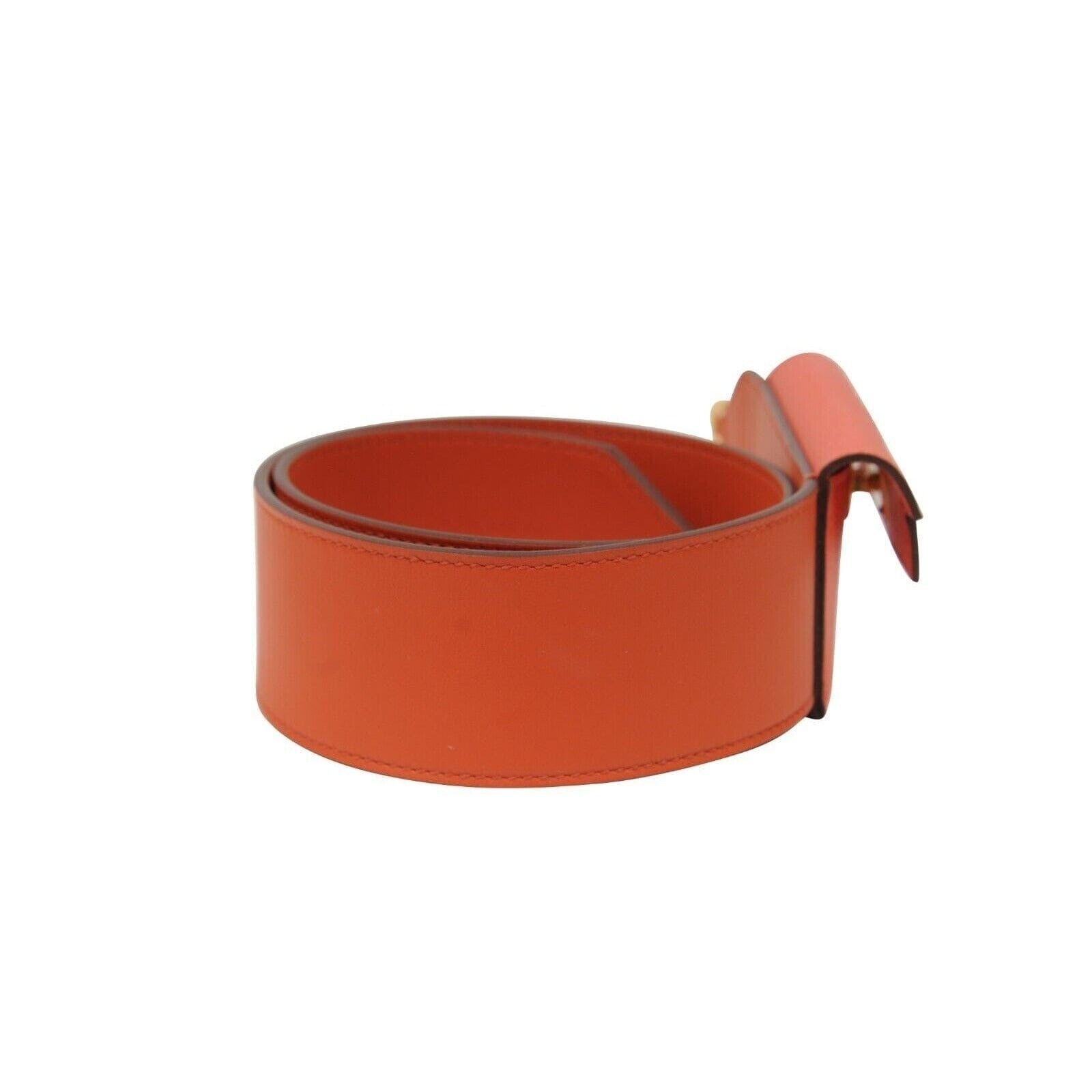 Hermes Kelly Pocket Bag Strap Swift Epsom Terre Battue Capucine Red Size ONE SIZE - 5 Thumbnail