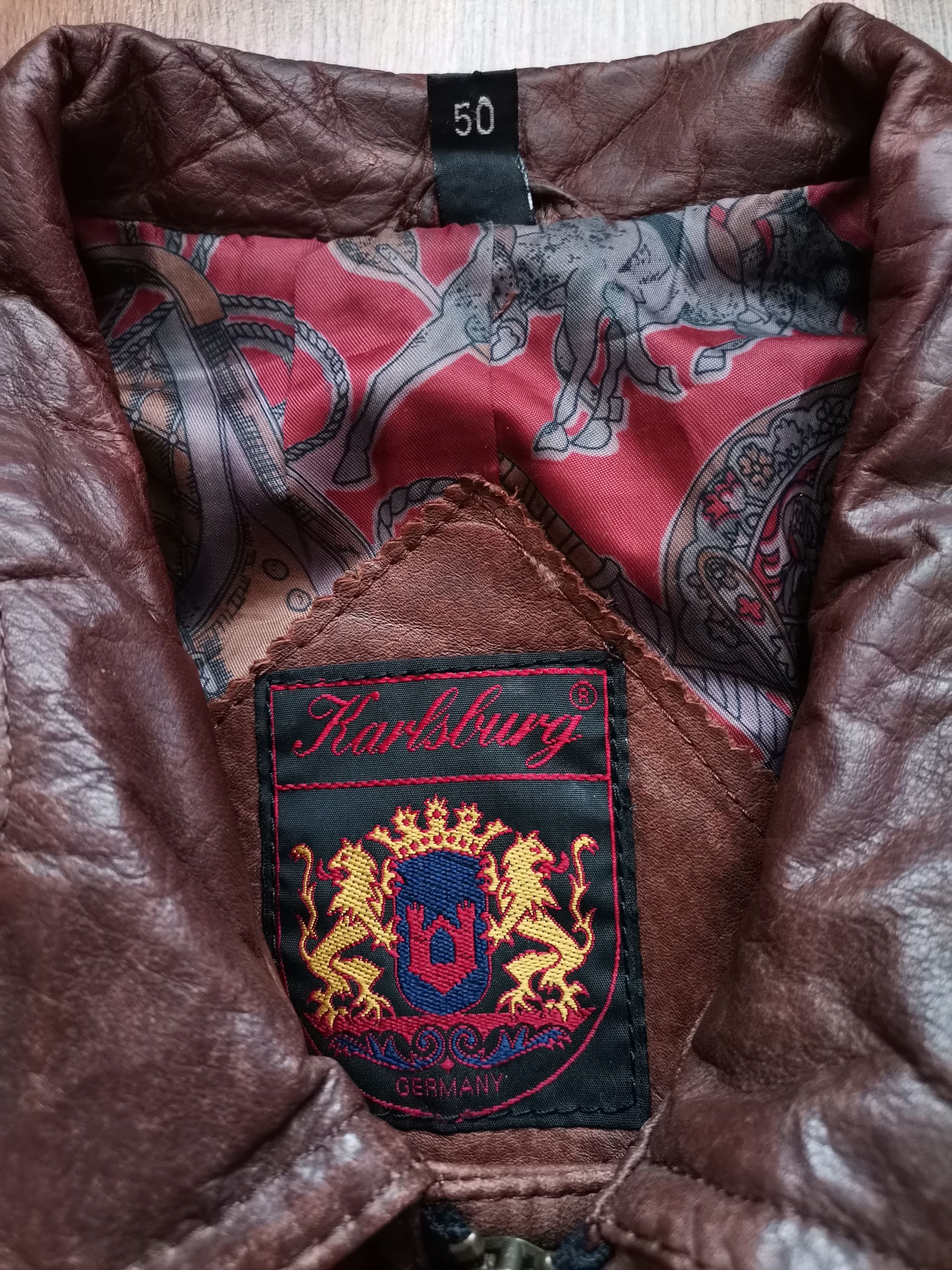 Vintage Vintage Karlsbury Leather Jacket Size US M / EU 48-50 / 2 - 4 Thumbnail