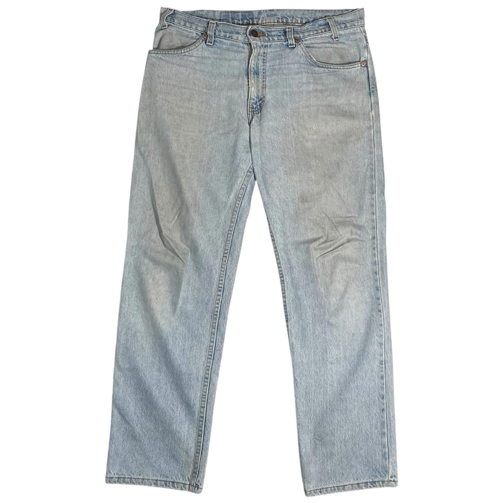 Levi's 1980’s Levi’s Orange Tab Light Wash Jeans Zipper Fly USA Size US 34 / EU 50 - 1 Thumbnail