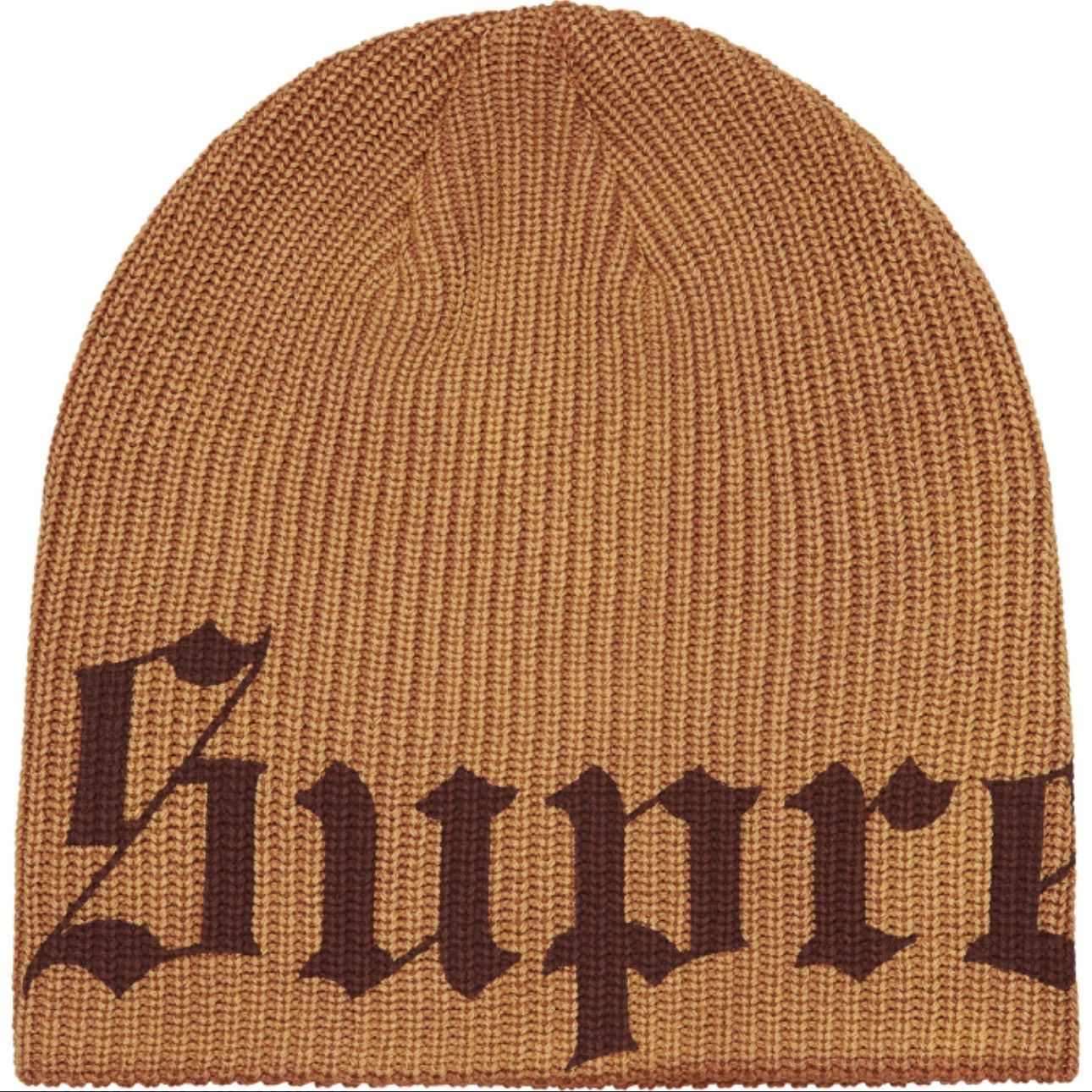 最終価格　Supreme Old English Printed Beanie Supreme Old English Printed Beanie Black - SS25 - US