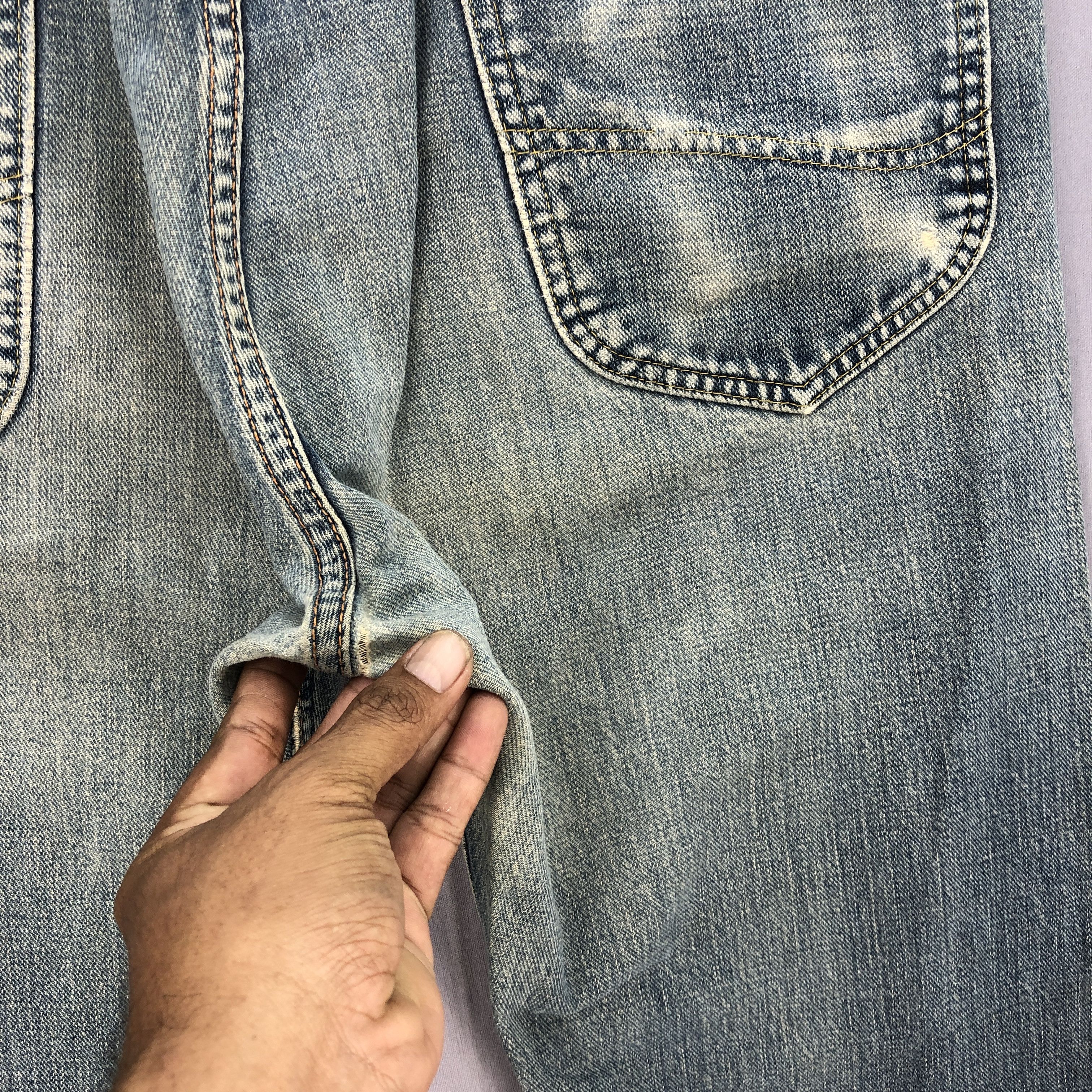 Lee Vintage Lee Selvedge Distressed Jeans Lee Redline Denim Size US 34 / EU 50 - 12 Thumbnail