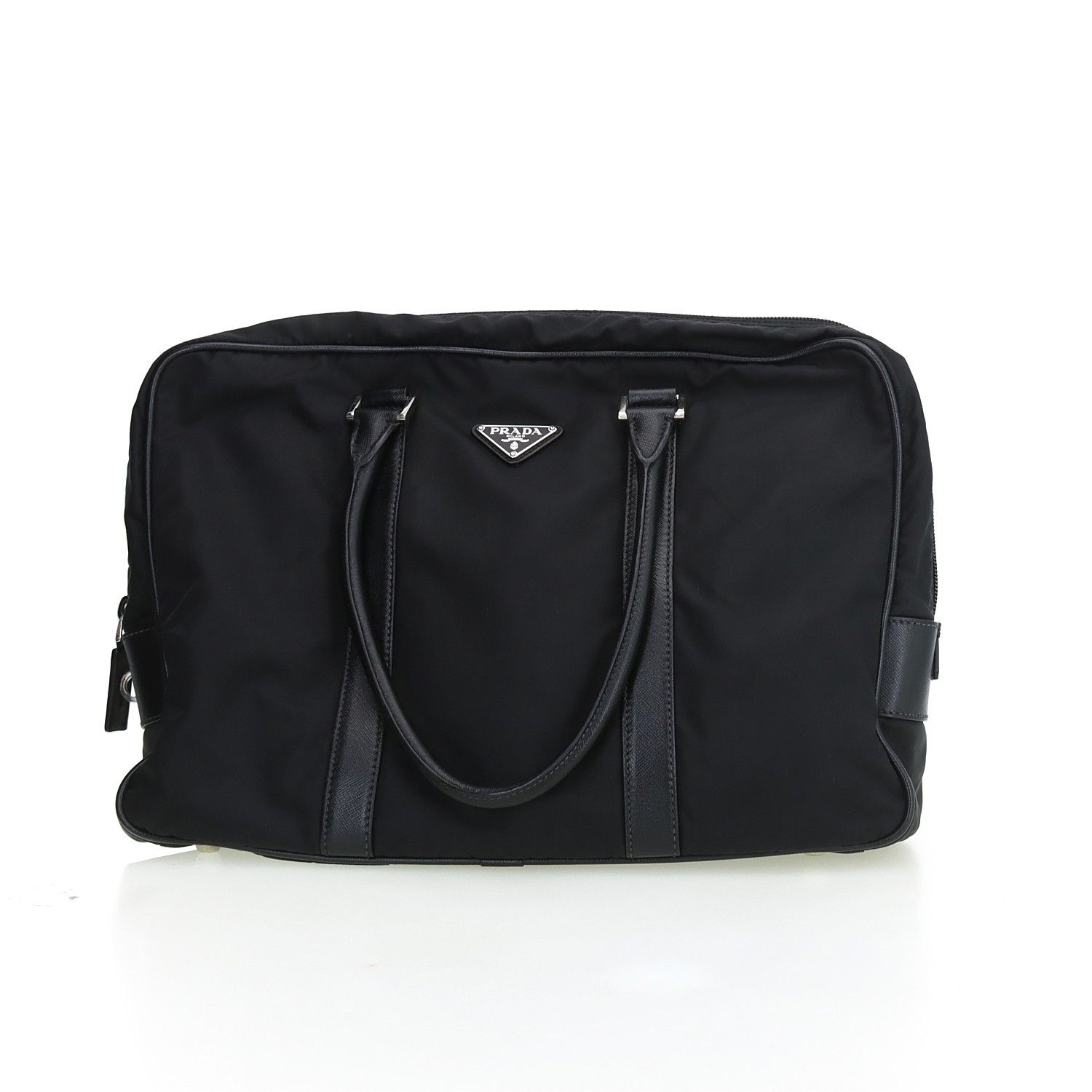 Prada Prada Nylon Saffiano Briefcase ONE SIZE Size ONE SIZE - 1 Thumbnail
