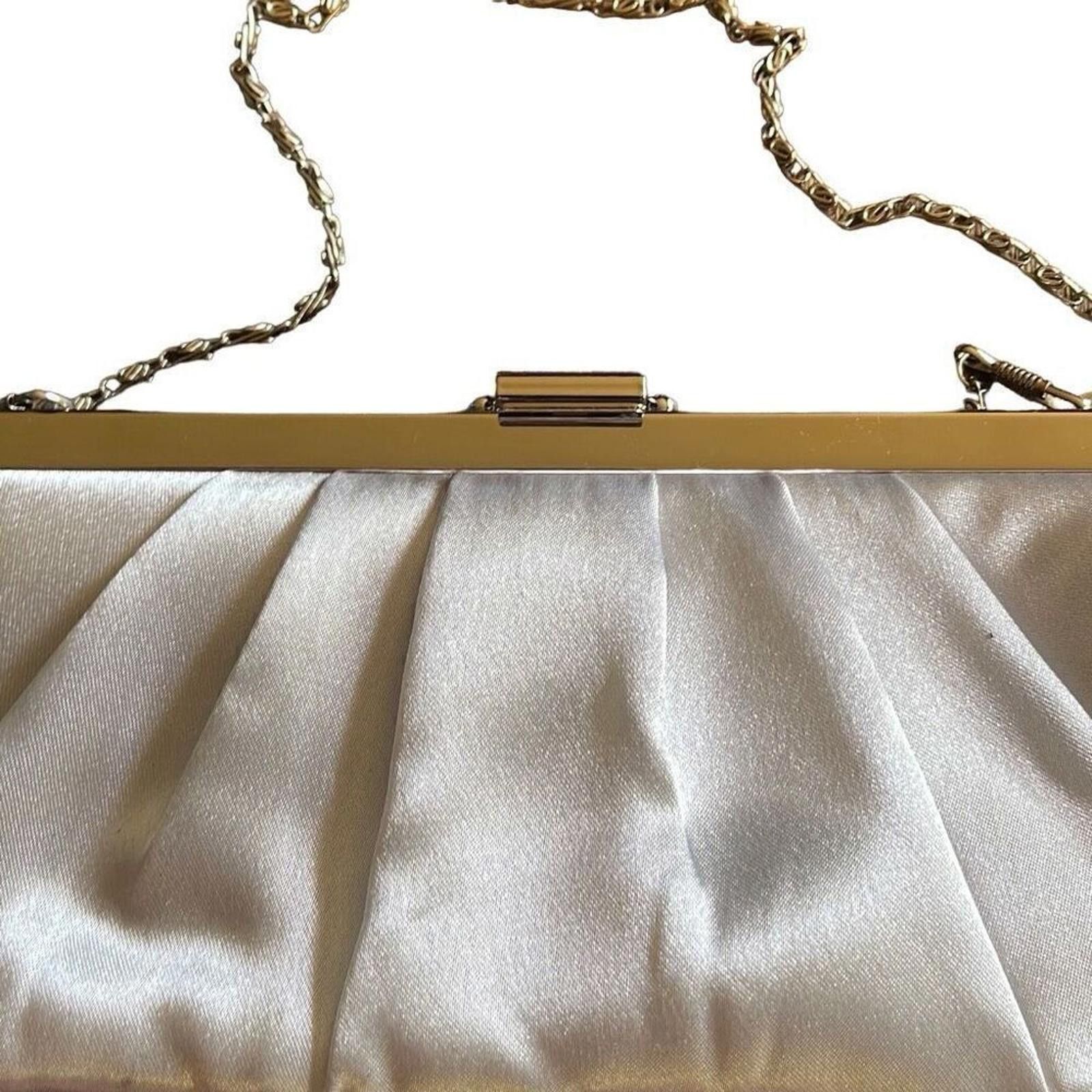 Designer Vintage Jessica McClintock evening bag silver Size ONE SIZE - 3 Thumbnail
