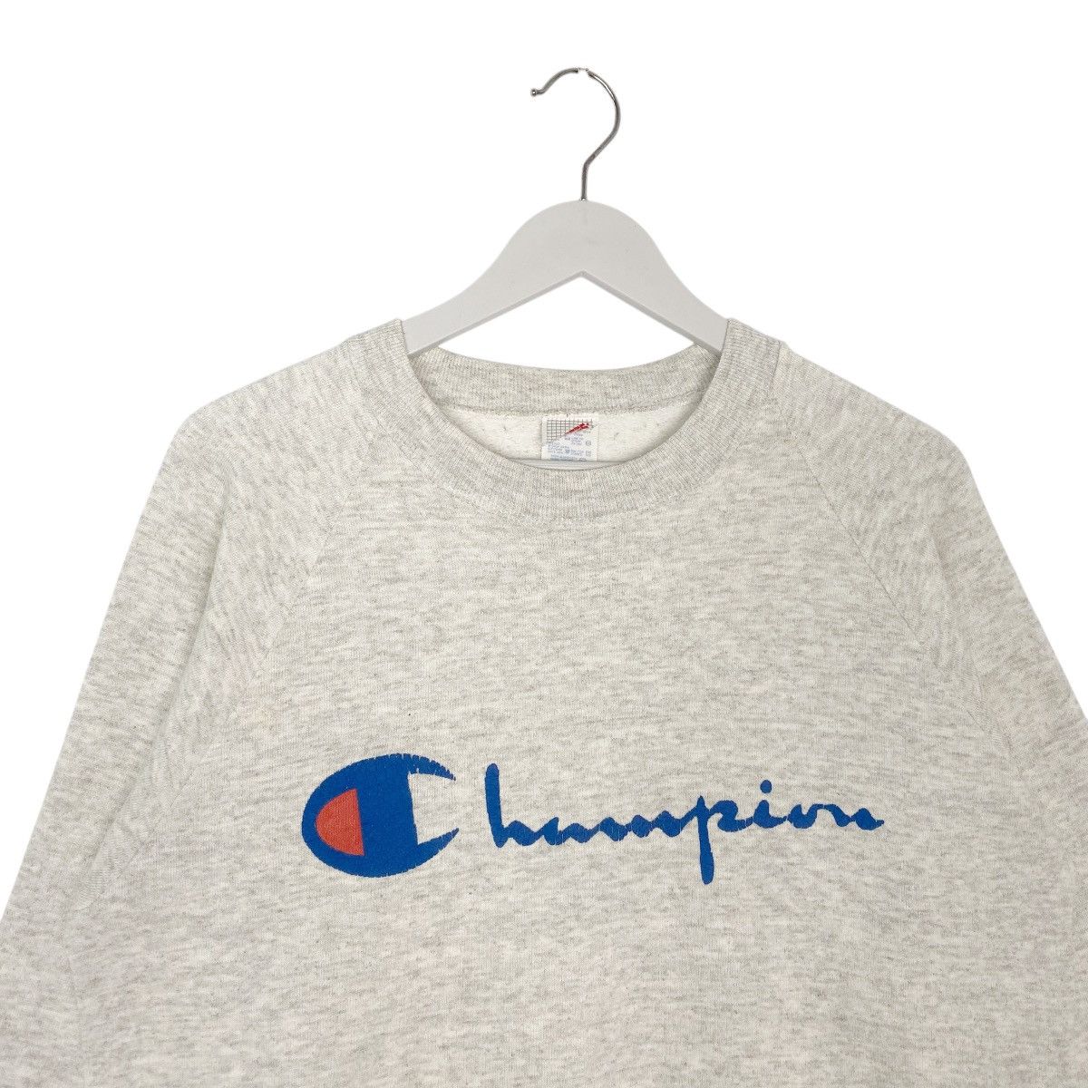 Vintage Vintage Champion Crewneck Sweatshirt Grey Pullover Size M Size US M / EU 48-50 / 2 - 4 Thumbnail