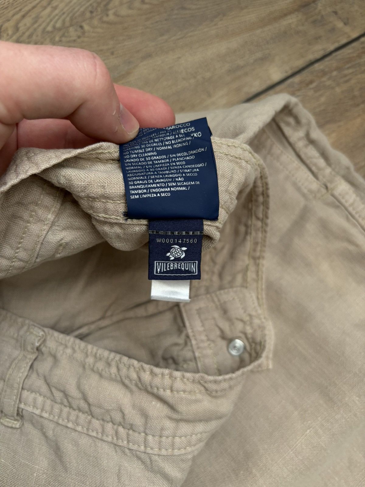 Vilebrequin Vilebrequin Linen Beige Pants Size US 34 / EU 50 - 9 Thumbnail