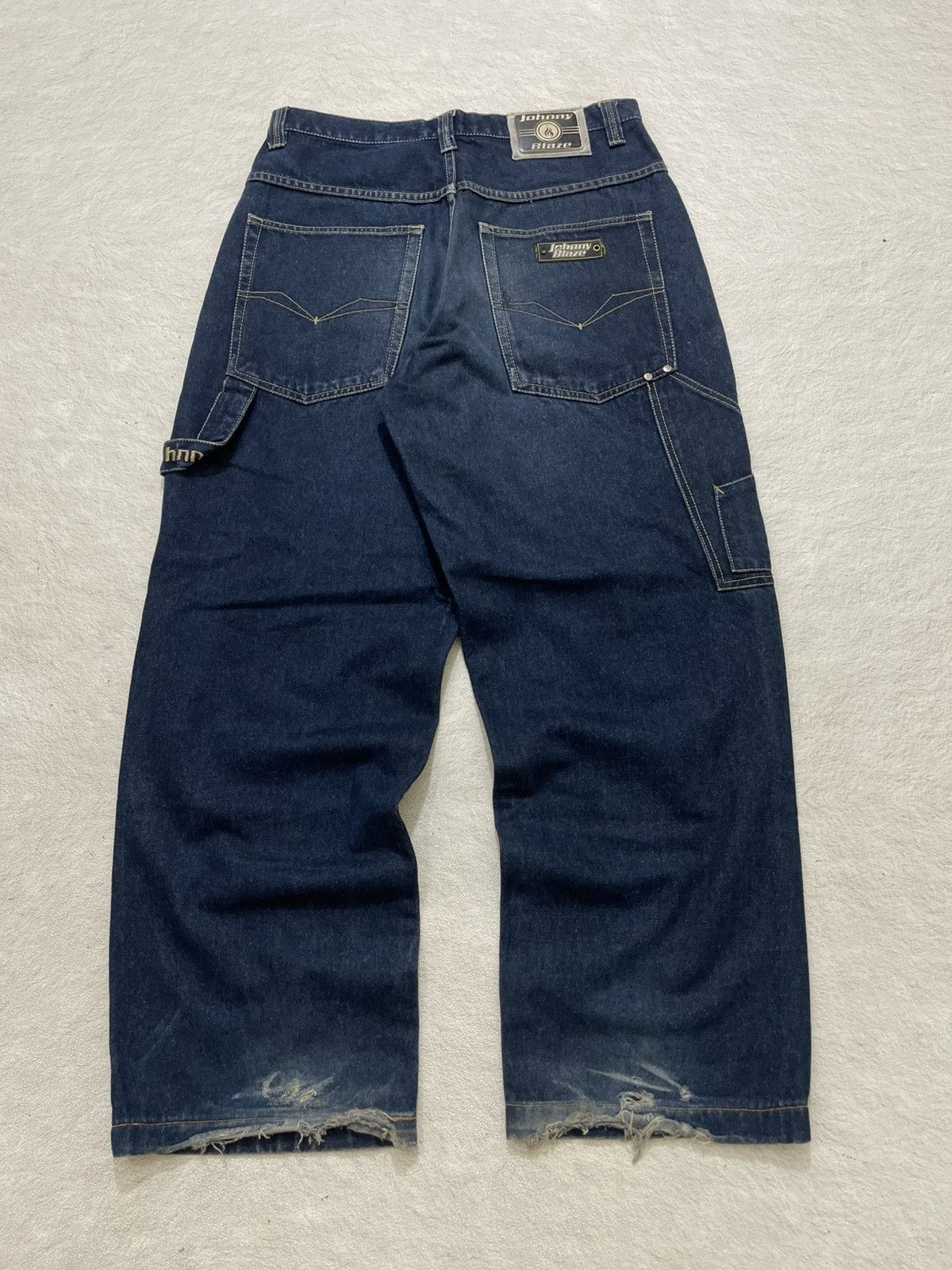 Kapital 2000s Japan Carpenter Baggy Jeans Number Nine JNCO Ifsix LGB Size US 32 / EU 48 - 6 Thumbnail