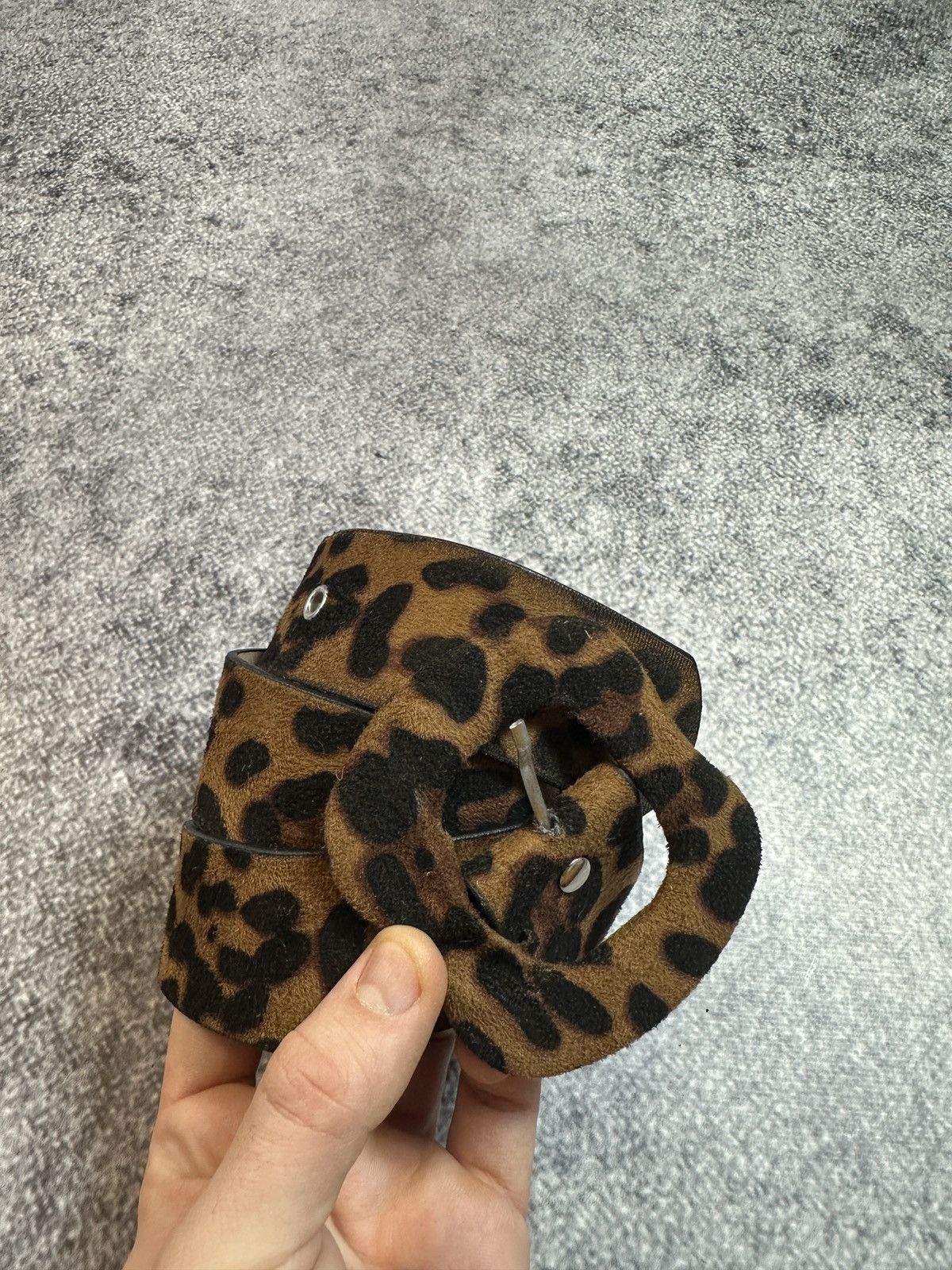 Other Y2K Leopard Belts Rare Streetwear Avant Garde Style USA VTg Size ONE SIZE - 1 Thumbnail