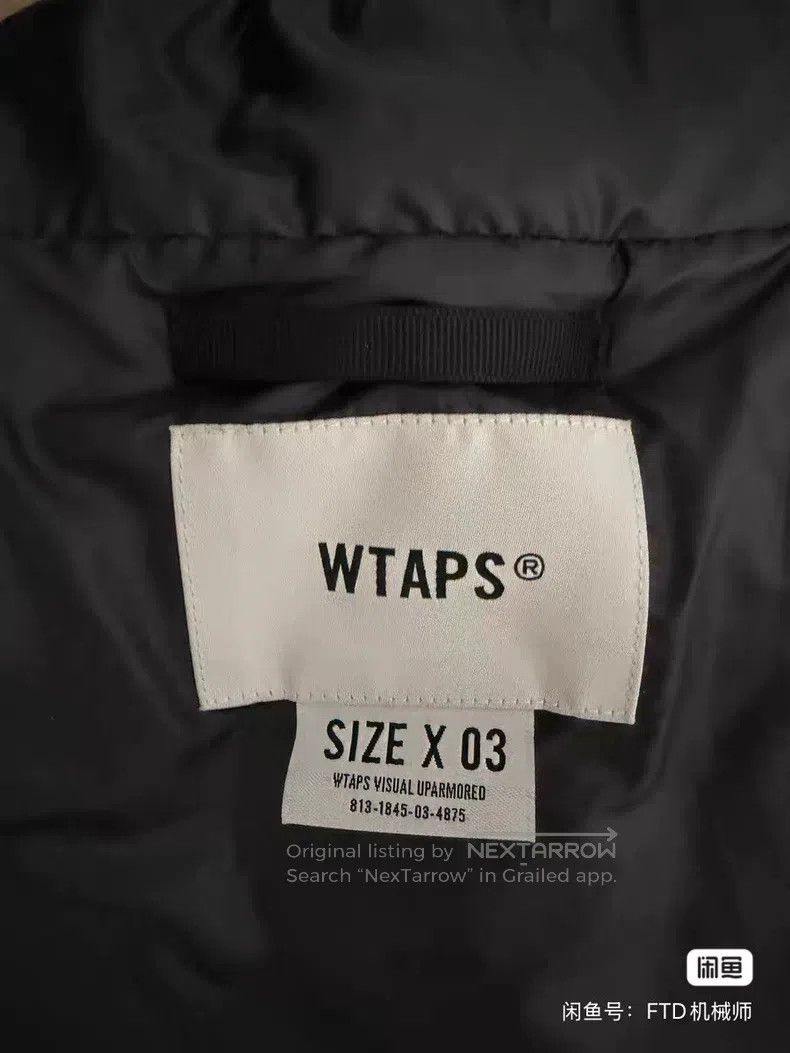 Wtaps Wtaps Embroidered letter stand collar cotton vest Size US L / EU 52-54 / 3 - 7 Thumbnail
