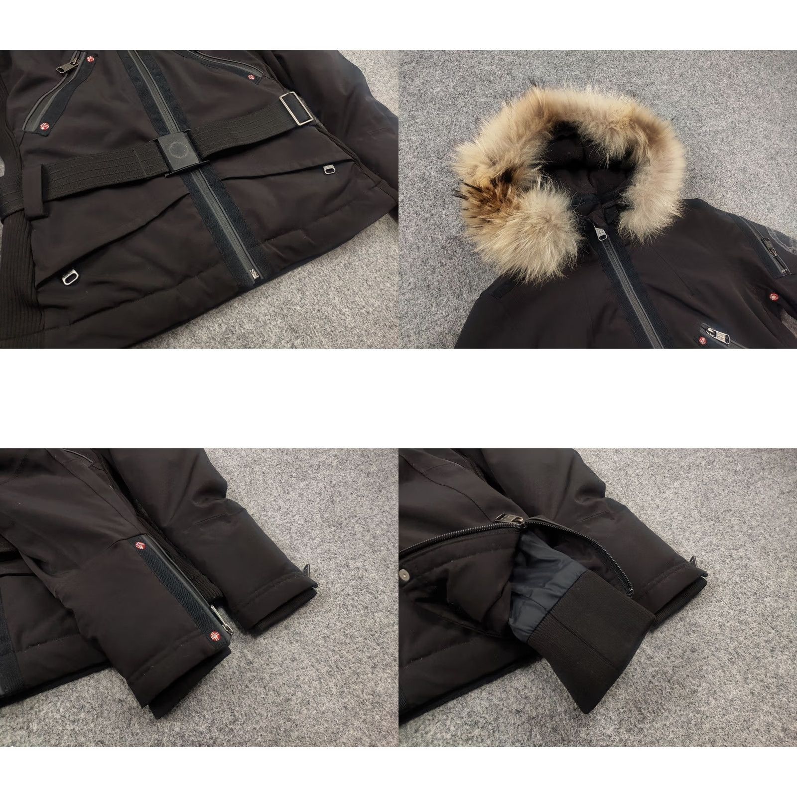 Napapijri Napapijri taped seams GPS Expedition Seams Womens Ski Winter Hooded Fur Jacket Size S / US 4 / IT 40 - 8 Thumbnail