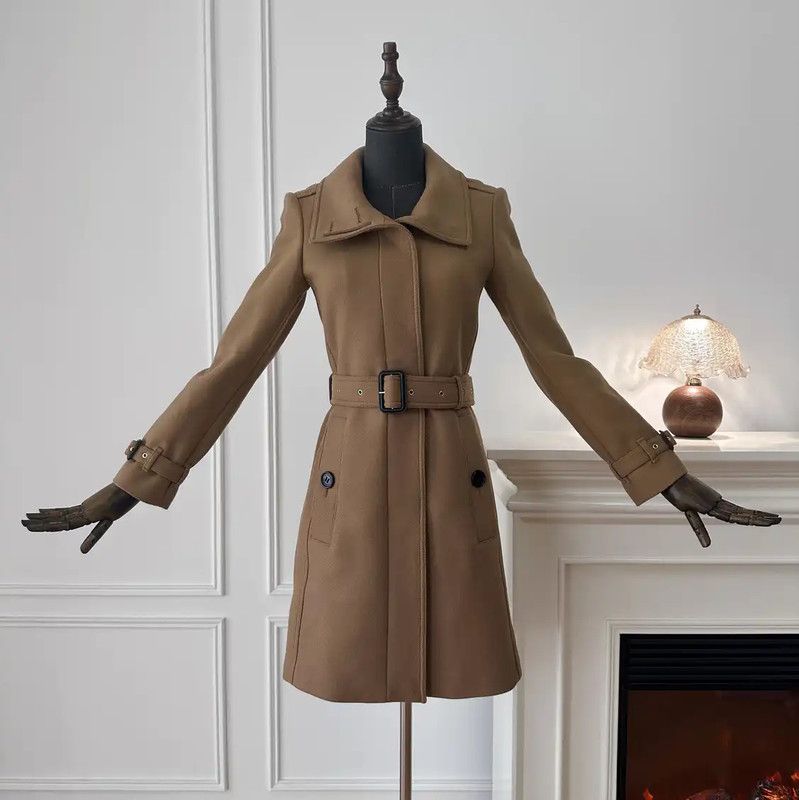 Burberry Burberry Brown Womens Coat S Size Size S / US 4 / IT 40 - 1 Thumbnail
