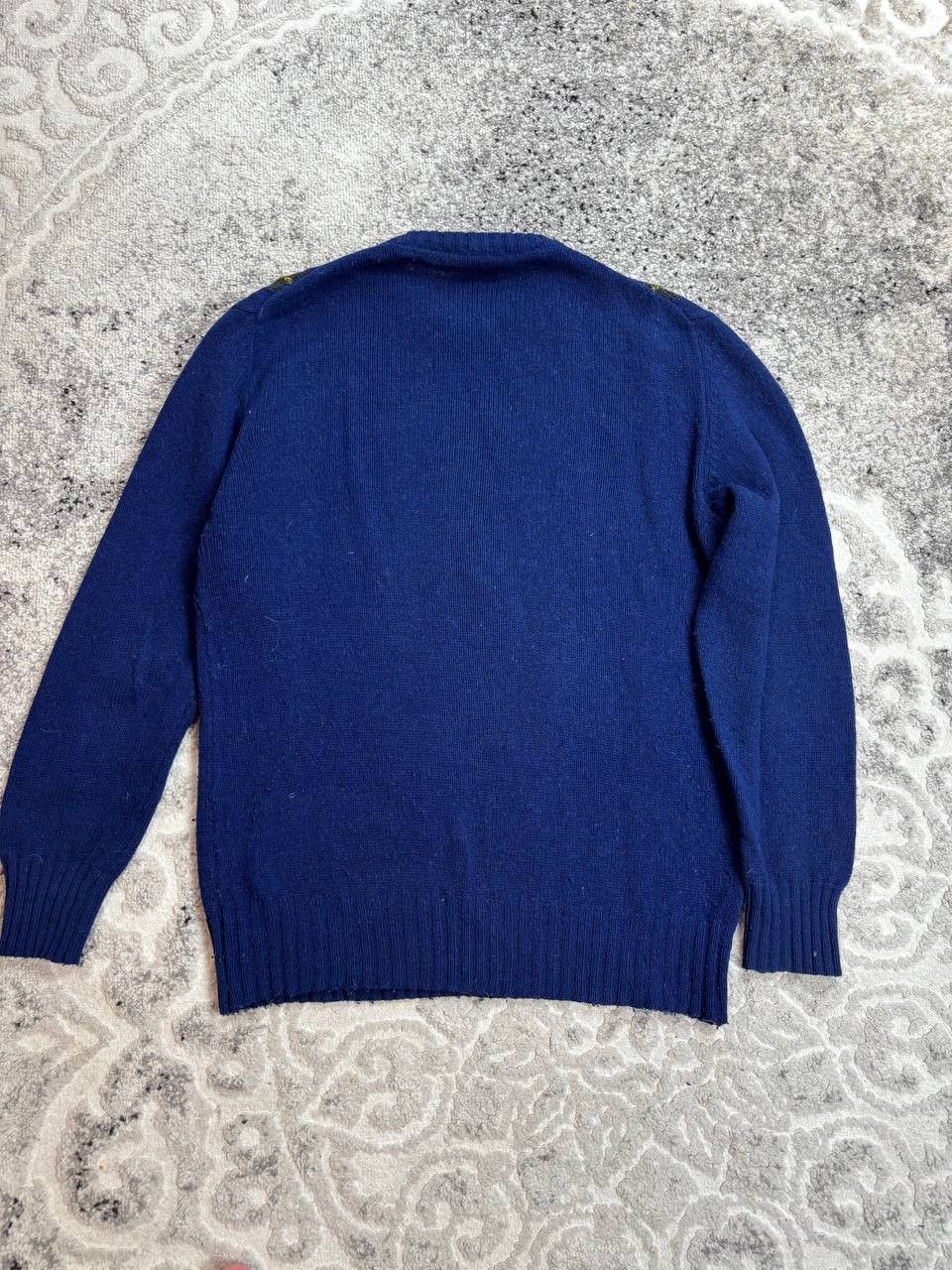 Vintage Vintage MacBallantain's 100% Wool Plaid Sweater Blue Size US L / EU 52-54 / 3 - 3 Thumbnail