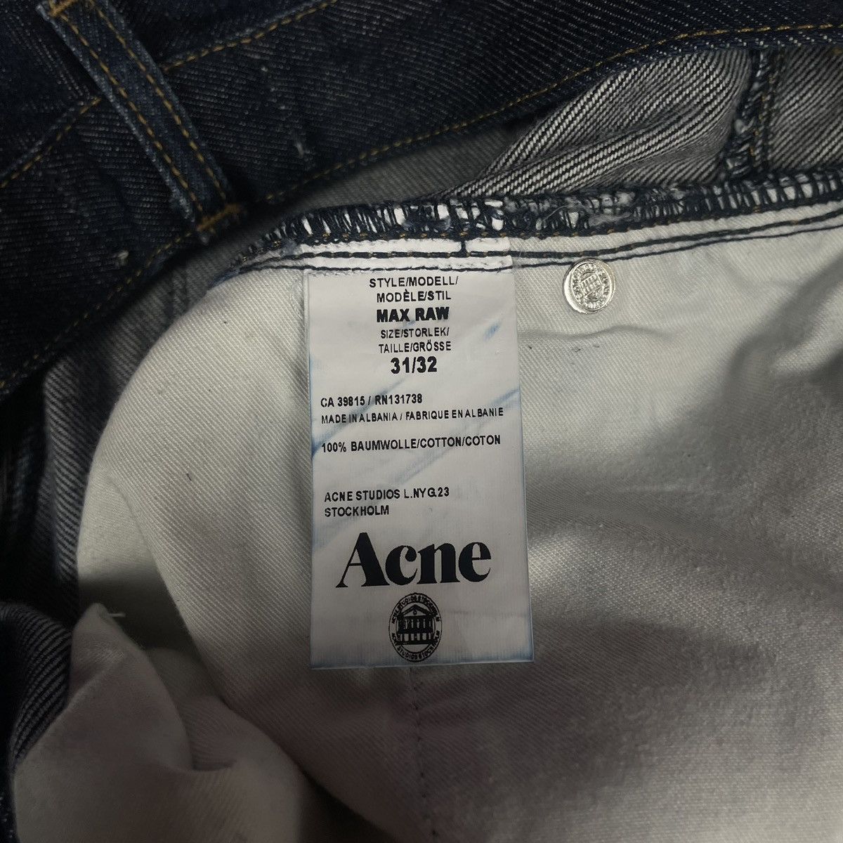 Acne Studios Acne Studios Max new raw Size US 32 / EU 48 - 7 Thumbnail