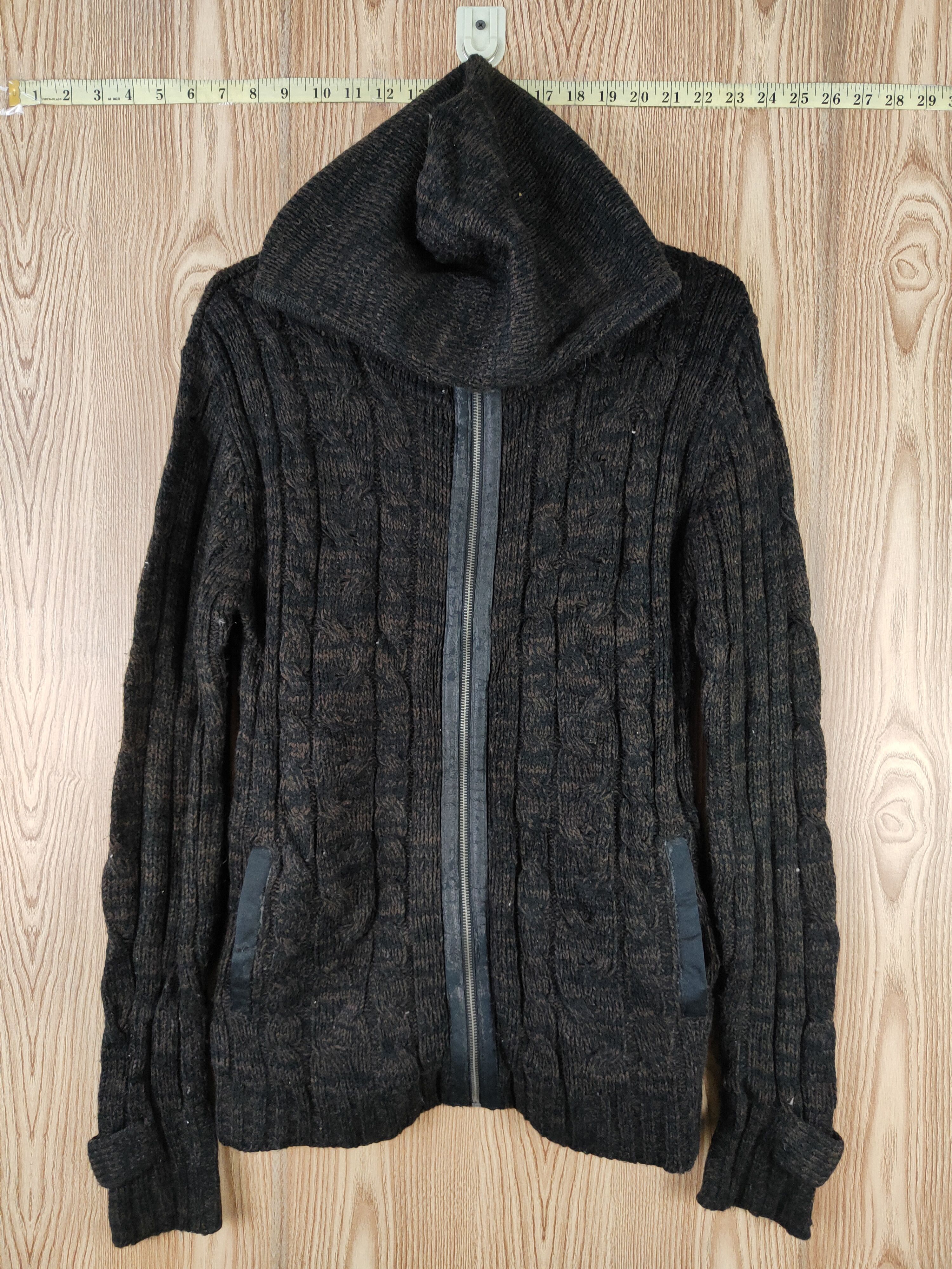 Japanese Brand × Vintage Vintage 💥 Journal Report Black Hoodie Knitwear Sweaters Size US M / EU 48-50 / 2 - 1 Thumbnail