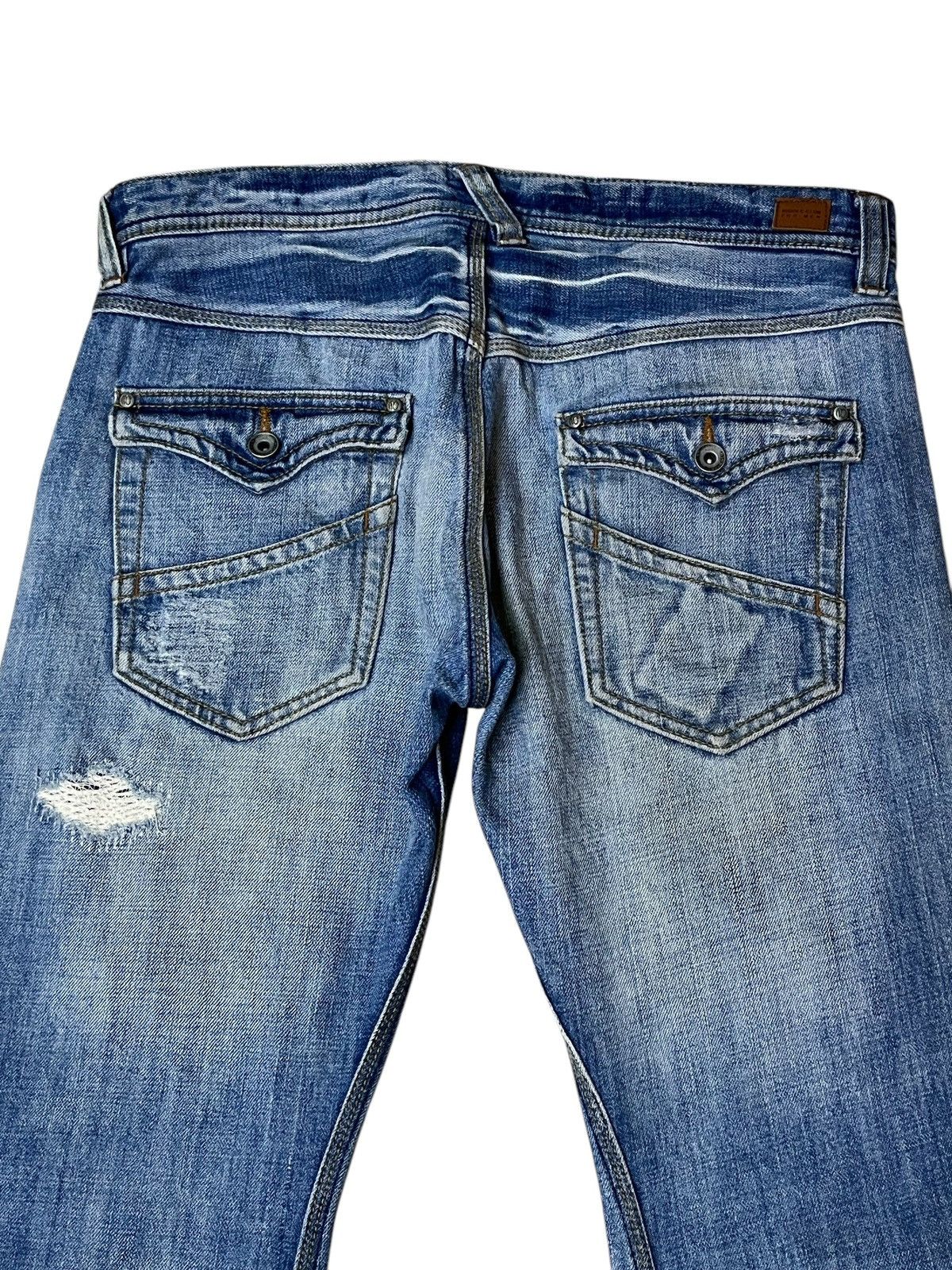 Nicole Club SICK🔥NICOLE CLUB FOR MEN DISTRESSED FLARED JEANS Size US 34 / EU 50 - 9 Thumbnail