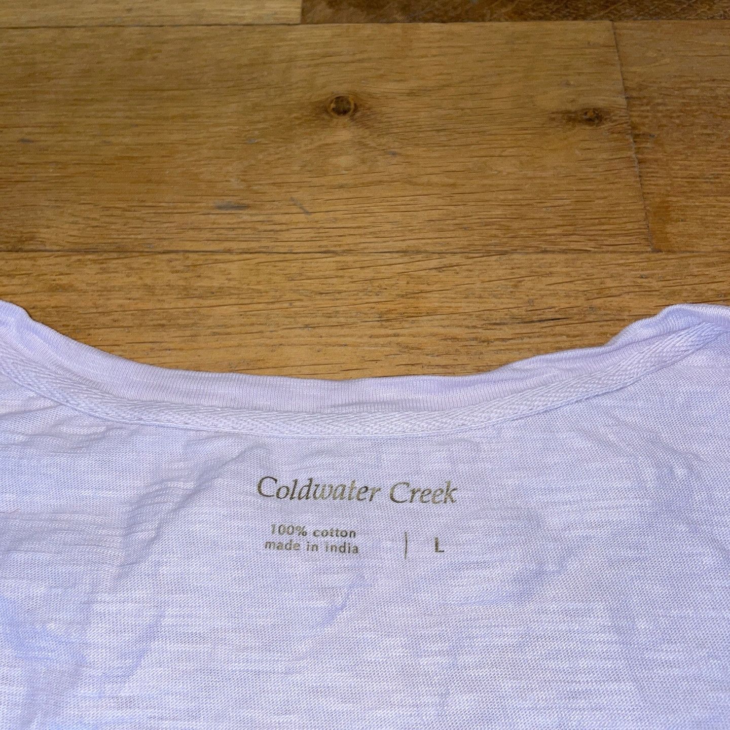 Coldwater Creek Coldwater Creek Women's T-shirt Summer Size L Size L / US 10 / IT 46 - 2 Thumbnail