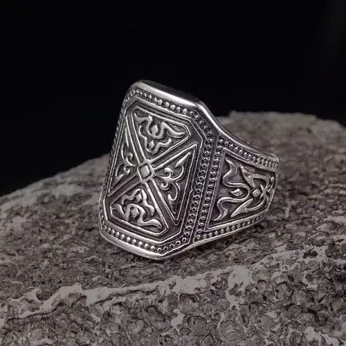 Other Stainless Steel Men's Ring Fashion Biker Band Ring Size ONE SIZE - 2 Thumbnail