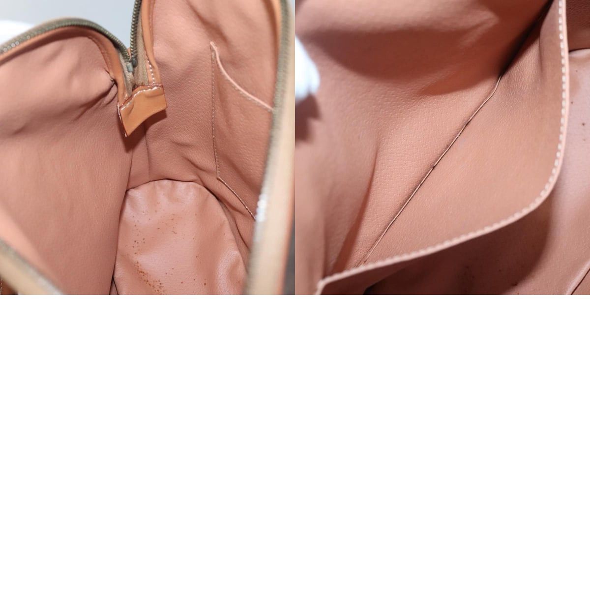 Celine CELINE Macadam Canvas Hand Bag Pvc Leather Brown Gold Size ONE SIZE - 12 Thumbnail