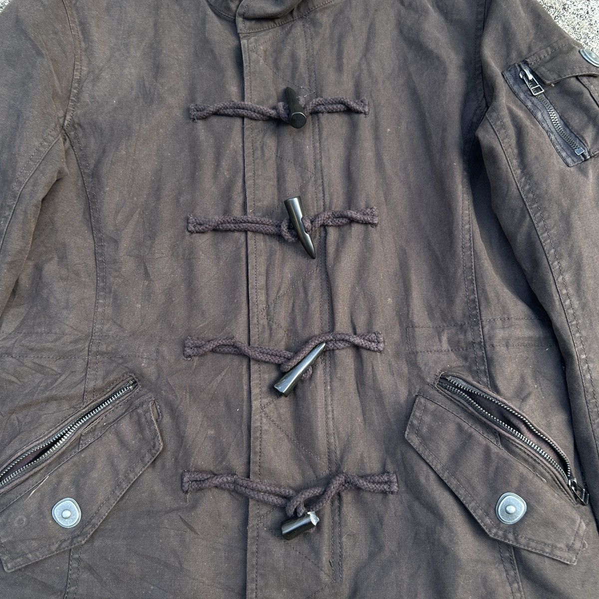 In The Attic × Japanese Brand × Vintage Vintage In The Attic Brown Jacket Size US XXS / EU 40 - 8 Thumbnail