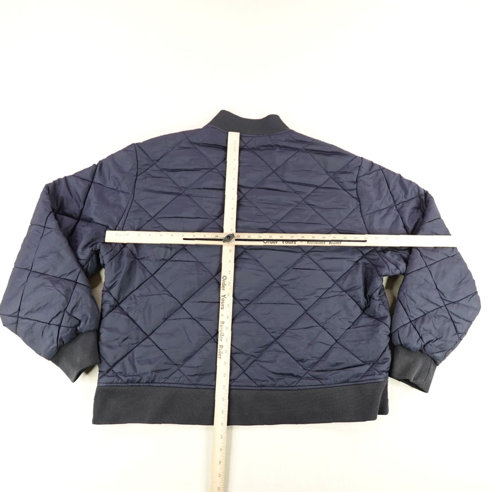 Dickies Dickies Jacket Mens XXL Navy Blue Diamond Quilted Bomber Insulated Work Coat Size US XXL / EU 58 / 5 - 7 Thumbnail