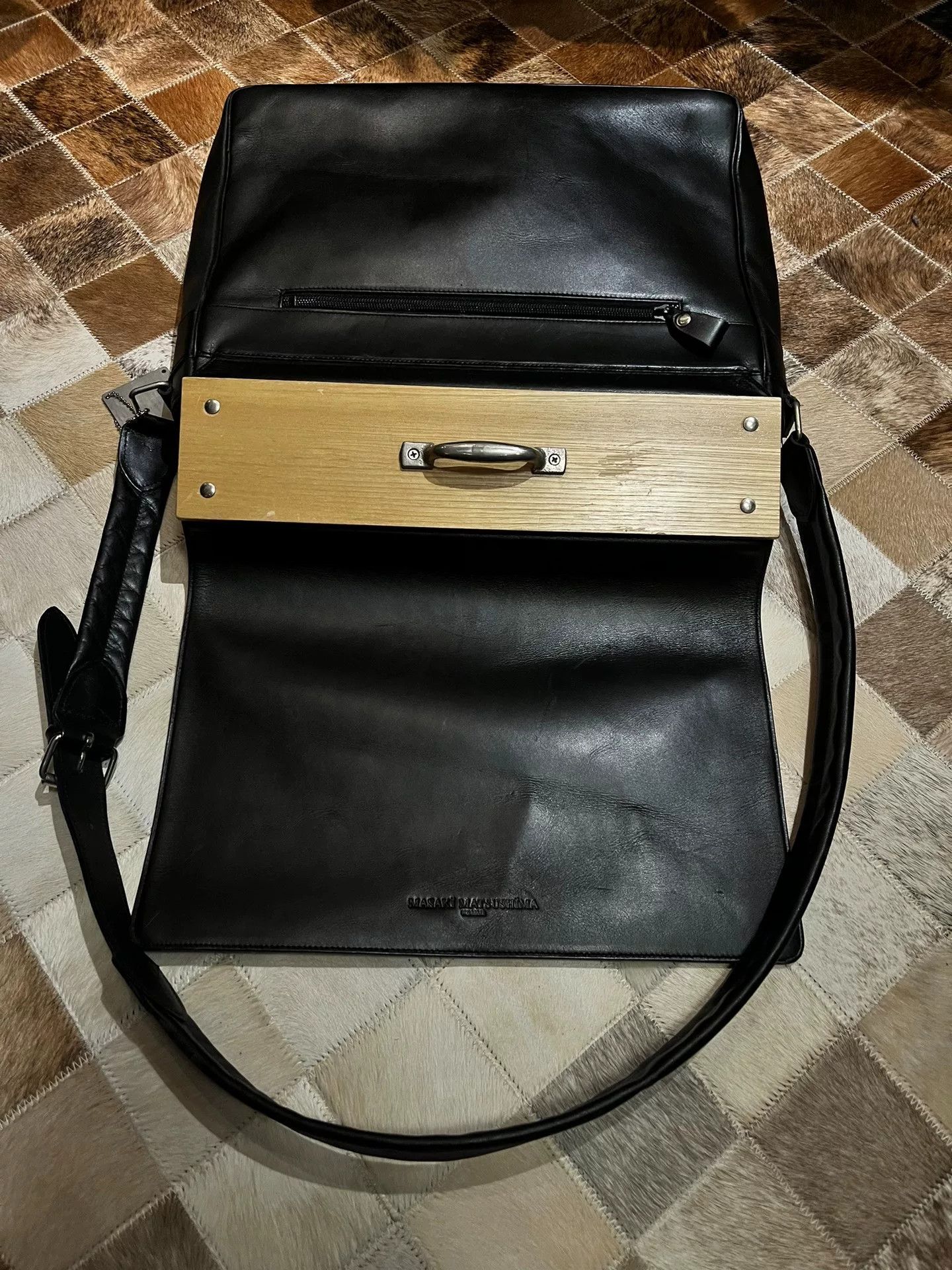 Masaki Matsushima Masaki Matsushima Wood Handle Bag Size ONE SIZE - 1 Thumbnail